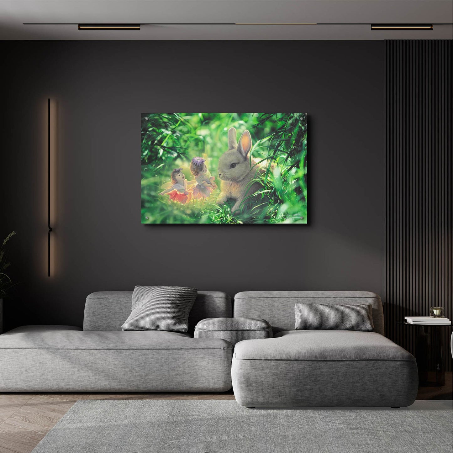 Epic Art 'Lost Baby' by Kirk Reinert, Acrylic Glass Wall Art,36x24