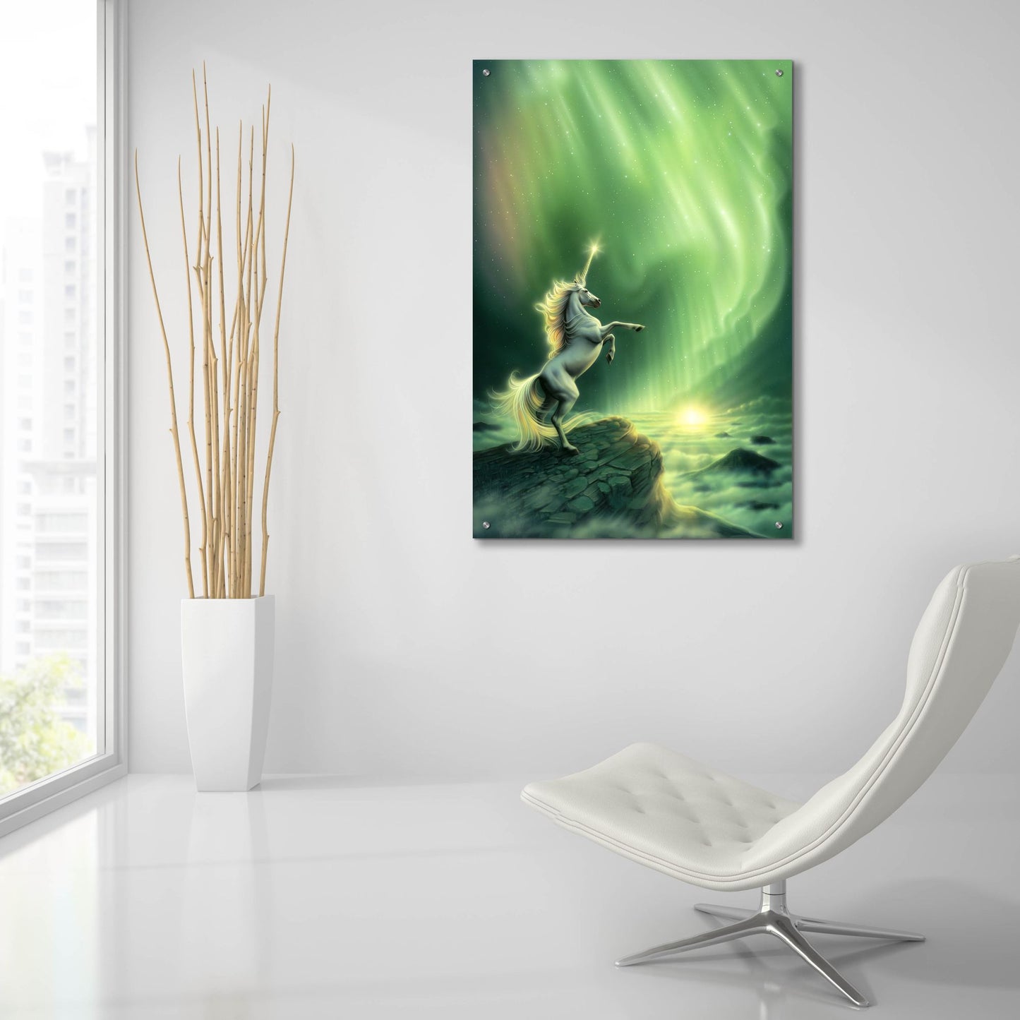 Epic Art 'Majestic' by Kirk Reinert, Acrylic Glass Wall Art,24x36