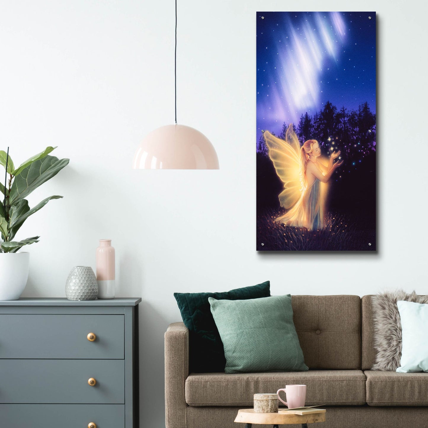 Epic Art 'Keeper Of Lost Hearts' by Kirk Reinert, Acrylic Glass Wall Art,24x48