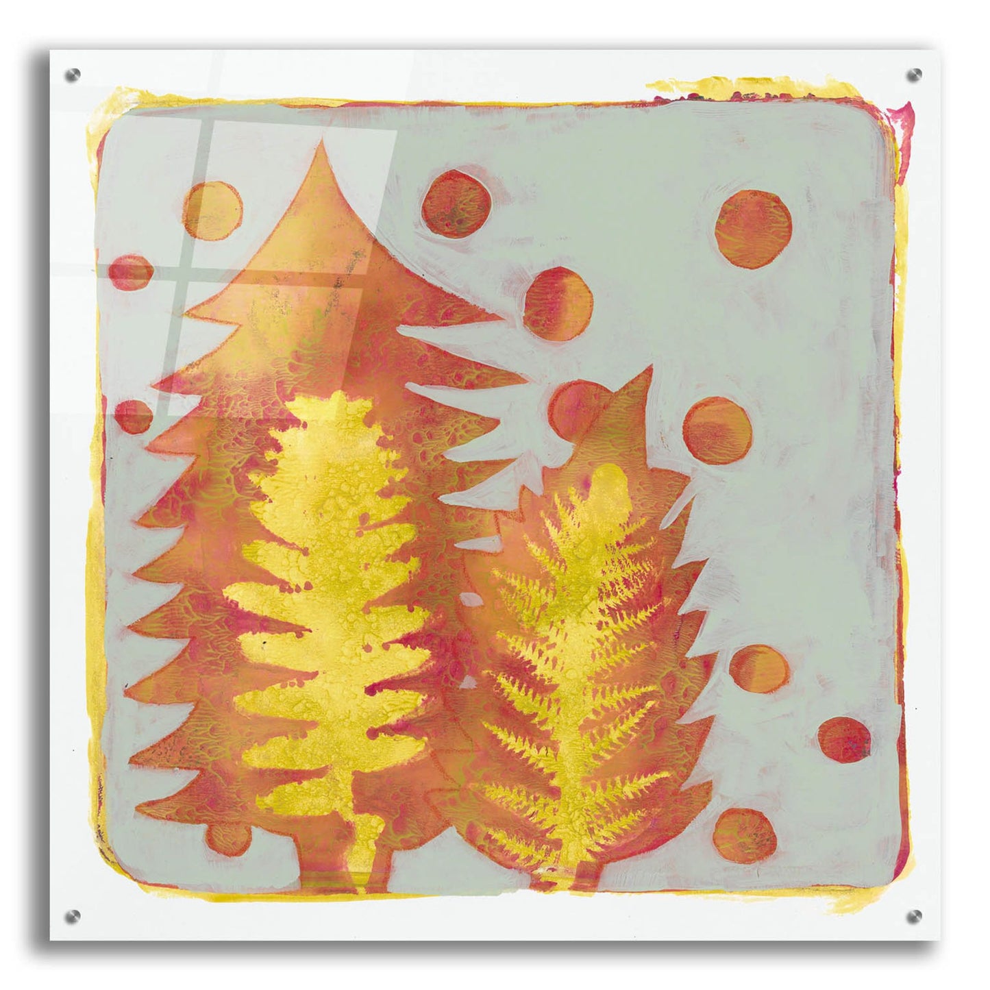 Epic Art 'Warm Xmas' by Maria Pietri, Acrylic Glass Wall Art
