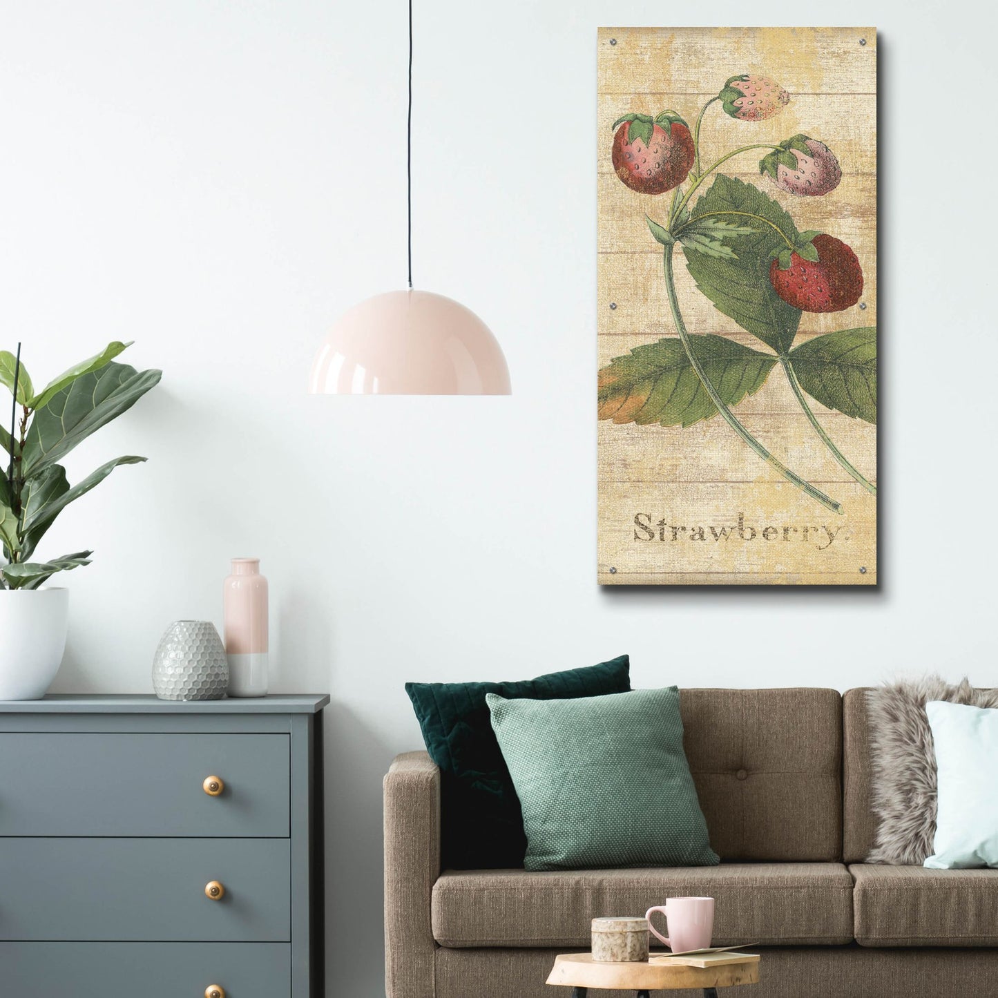 Epic Art 'Country Fruits IV' by NBL Studio, Acrylic Glass Wall Art,24x48