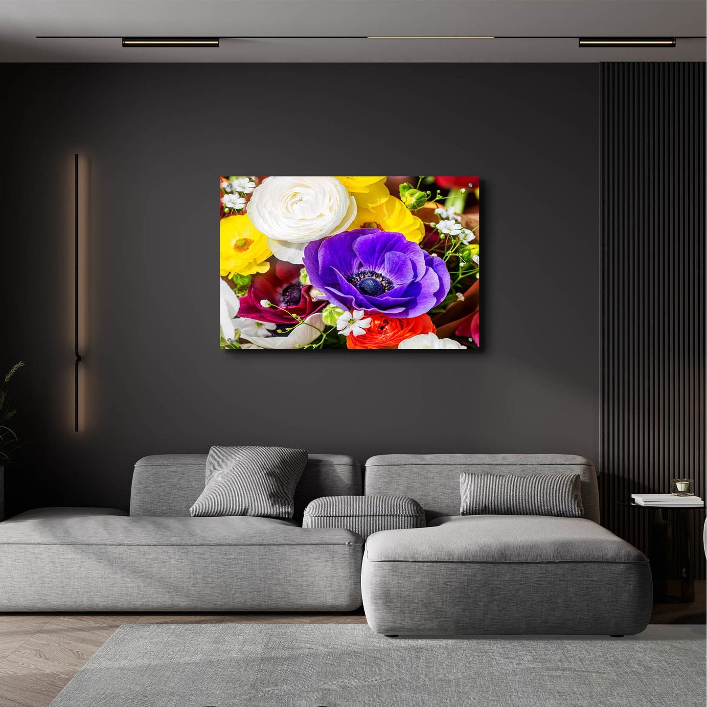 Epic Art 'Spring Bouquet' by Pamela Plummer, Acrylic Glass Wall Art,36x24