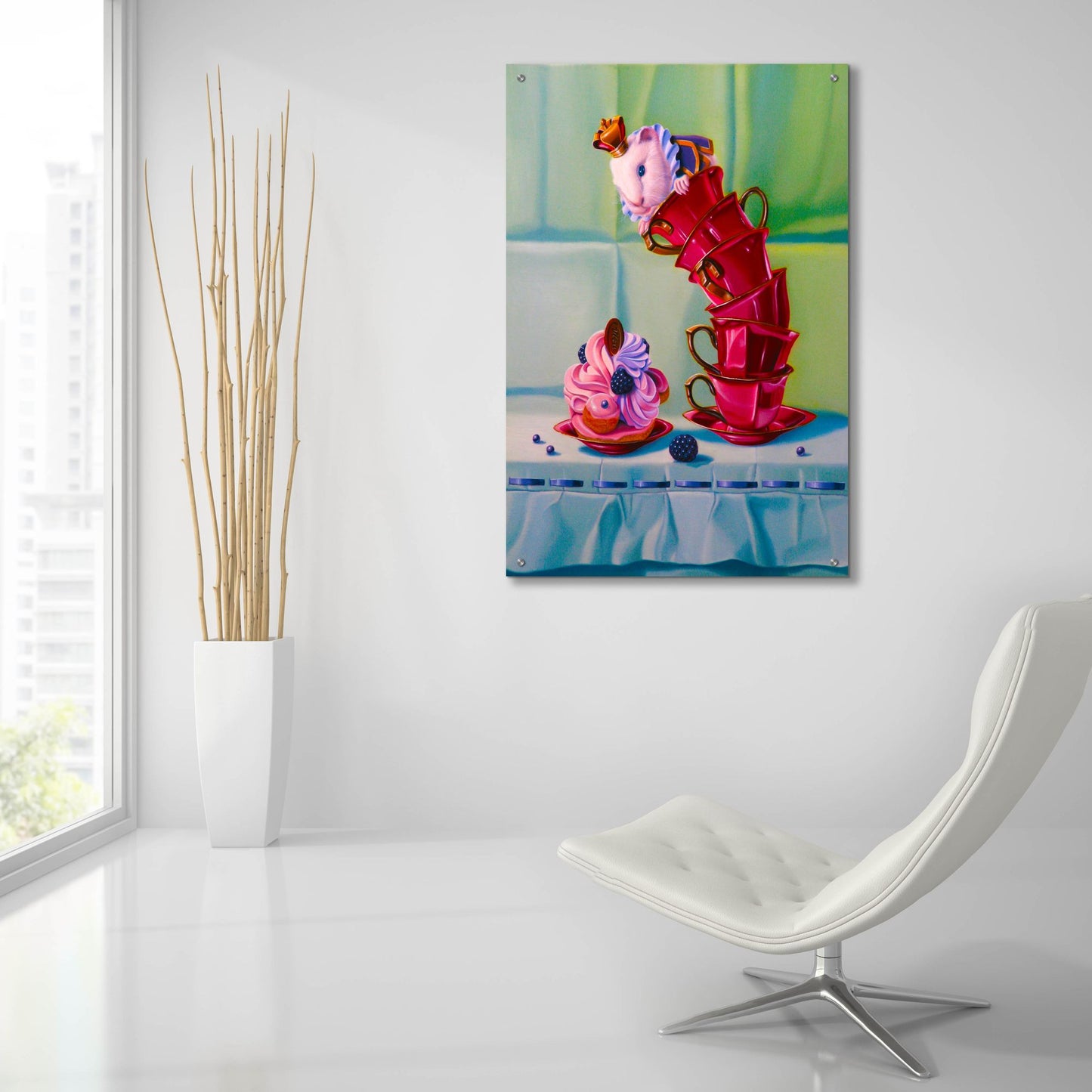 Epic Art 'Fatal Temptation' by Valery Vecu Quitard, Acrylic Glass Wall Art,24x36