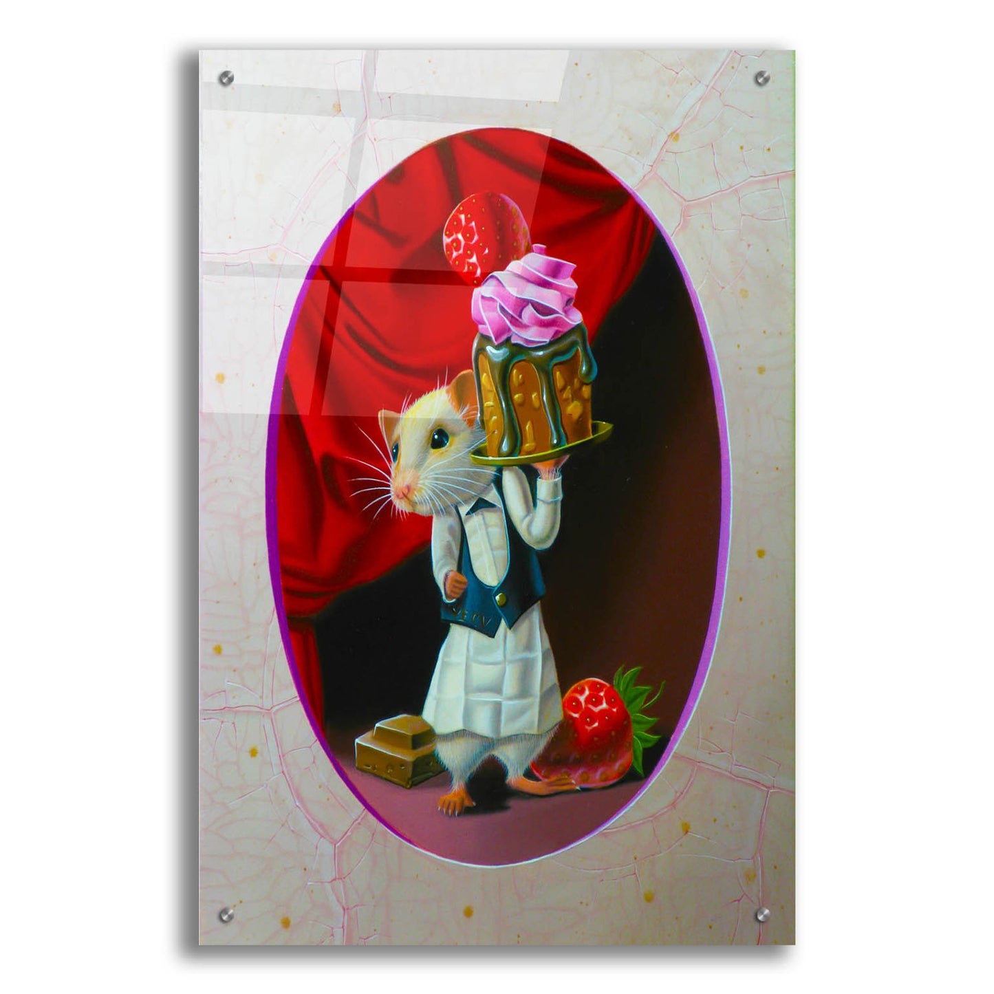 Epic Art 'Three-Star Service N1' by Valery Vecu Quitard, Acrylic Glass Wall Art