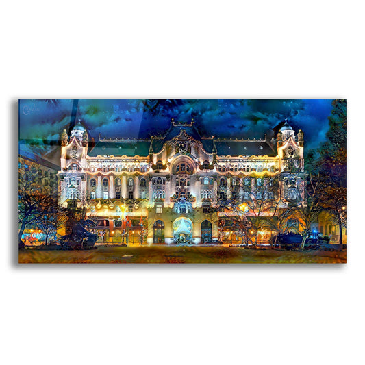 Epic Art 'Hungary Budapest Gresham Palace' by Pedro Gavidia, Acrylic Glass Wall Art