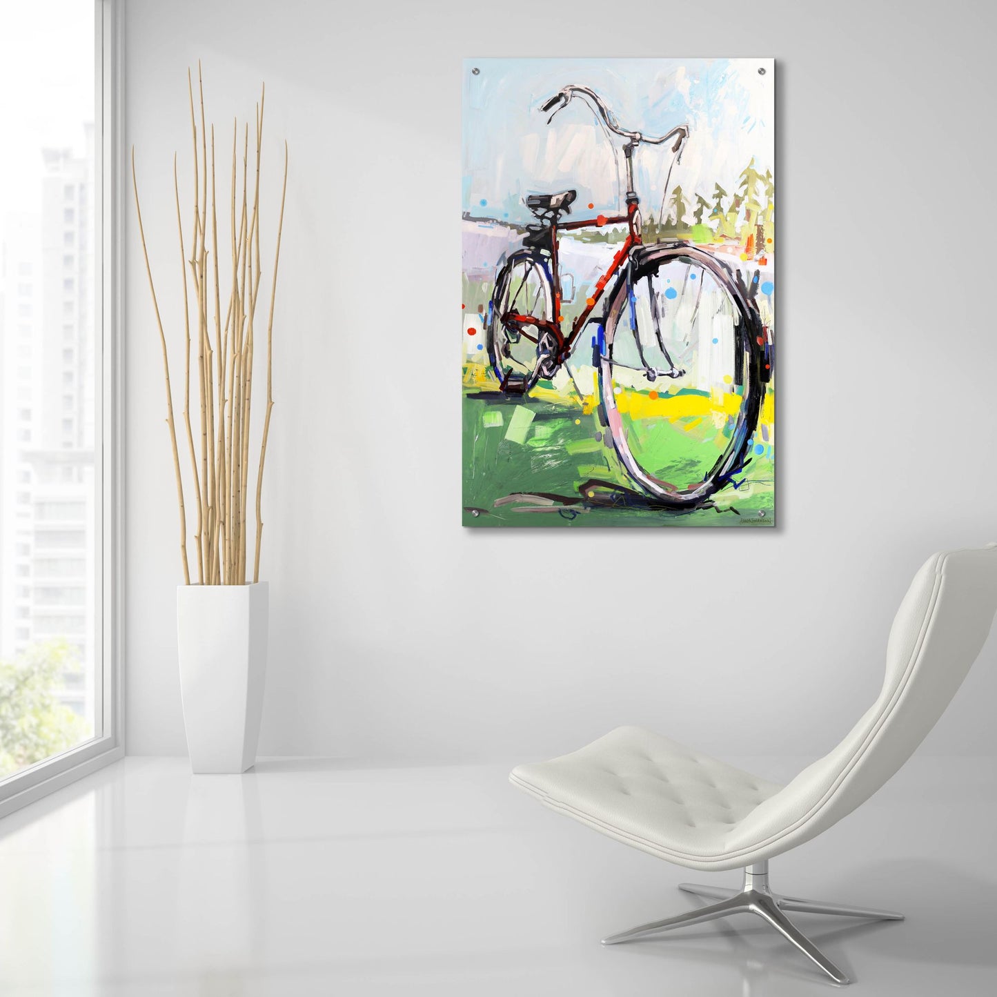 Epic Art ' Get My Feet Up' by Adam Swanson, Acrylic Glass Wall Art,24x36