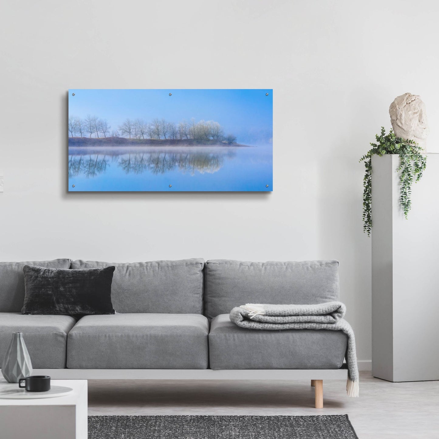 Epic Art ' Peace of Mind' by Anne Schneidersmann, Acrylic Glass Wall Art,48x24
