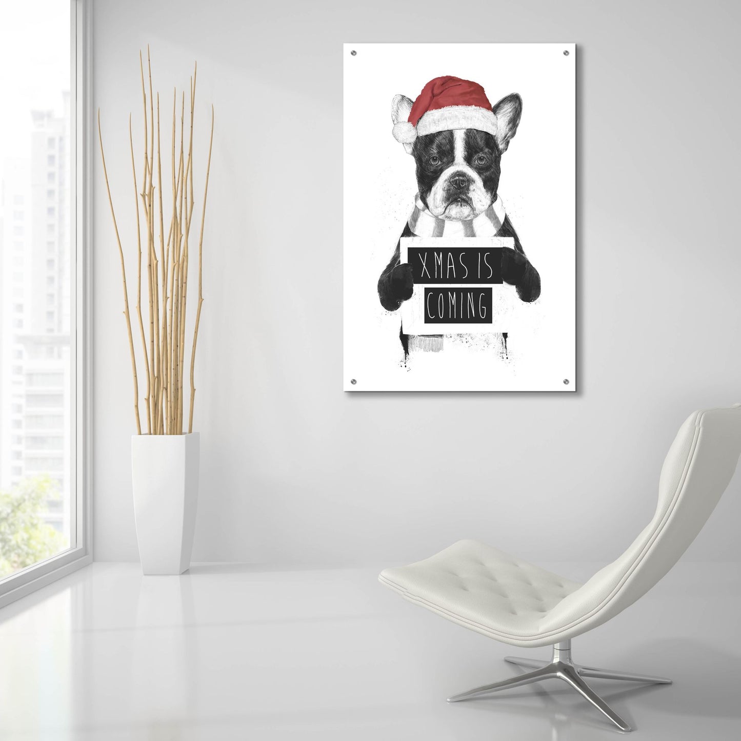 Epic Art ' Xmas is Coming' by Balazs Solti, Acrylic Glass Wall Art,24x36