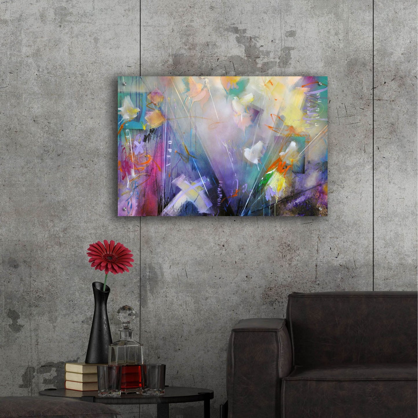 Epic Art ' Open Cages 12' by Bea Garding Schubert, Acrylic Glass Wall Art,36x24