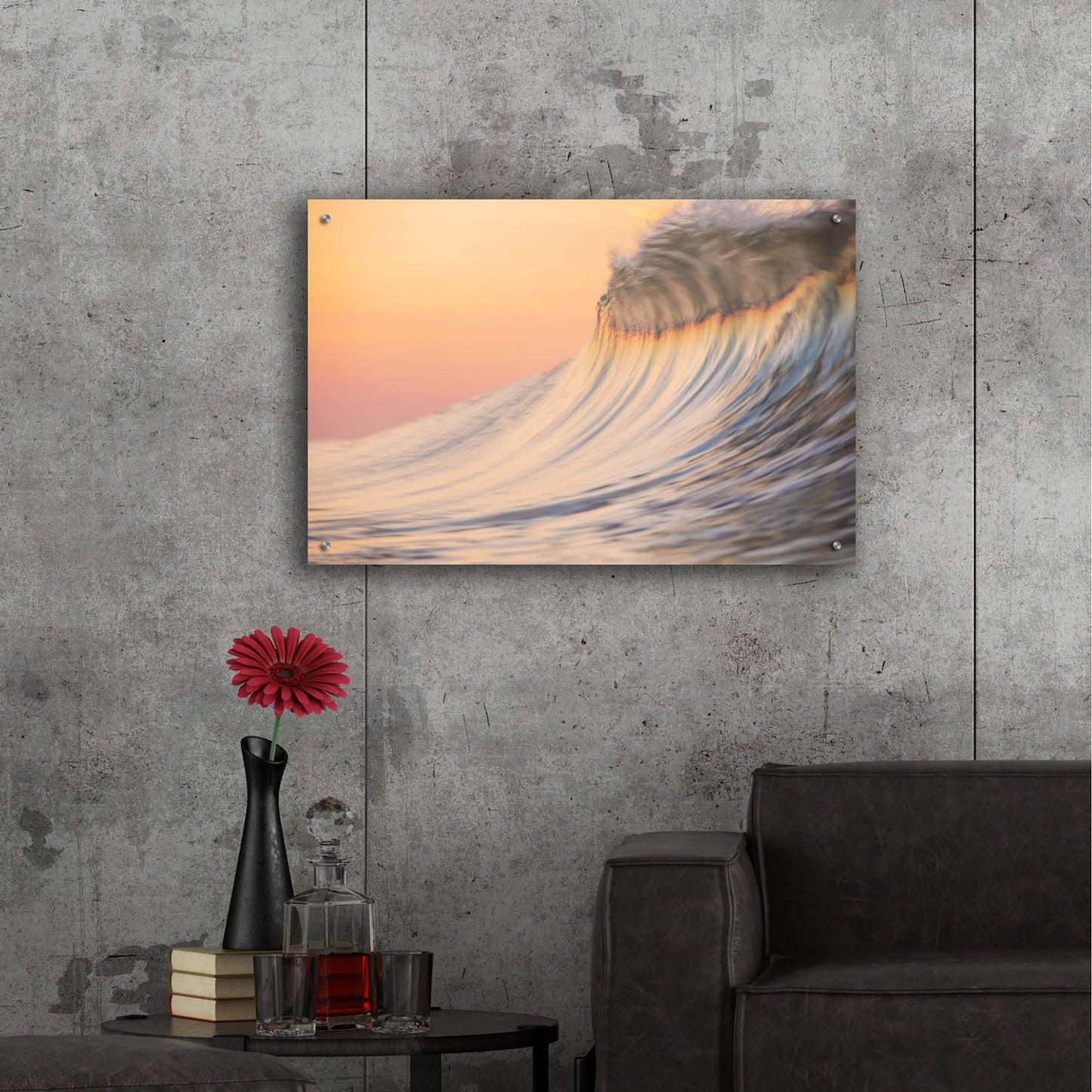 Epic Art ' Sherbert' by David A. Sieczkiewicz, Acrylic Glass Wall Art,36x24