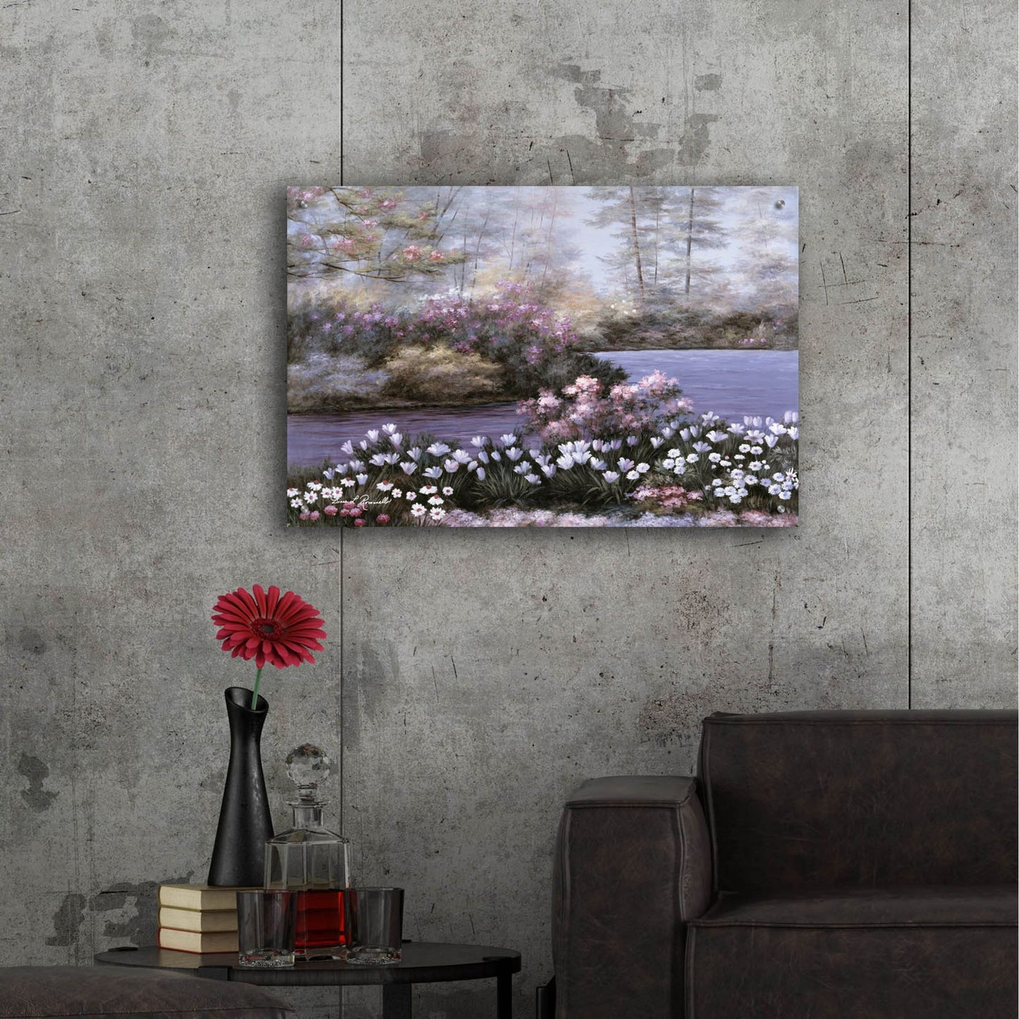 Epic Art ' Still Waters' by Diane Romanello, Acrylic Glass Wall Art,36x24