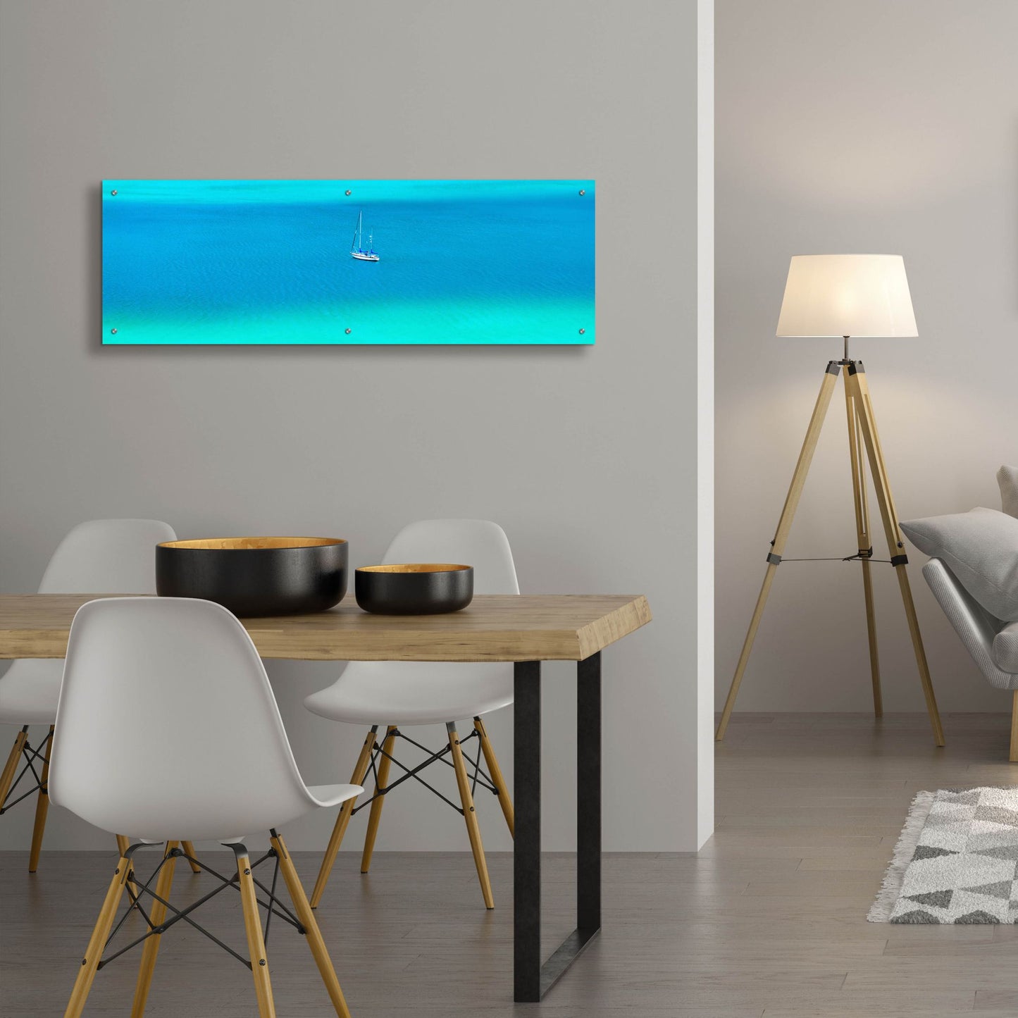 Epic Art ' Taking The Day Off' by Jack Reed, Acrylic Glass Wall Art,48x16