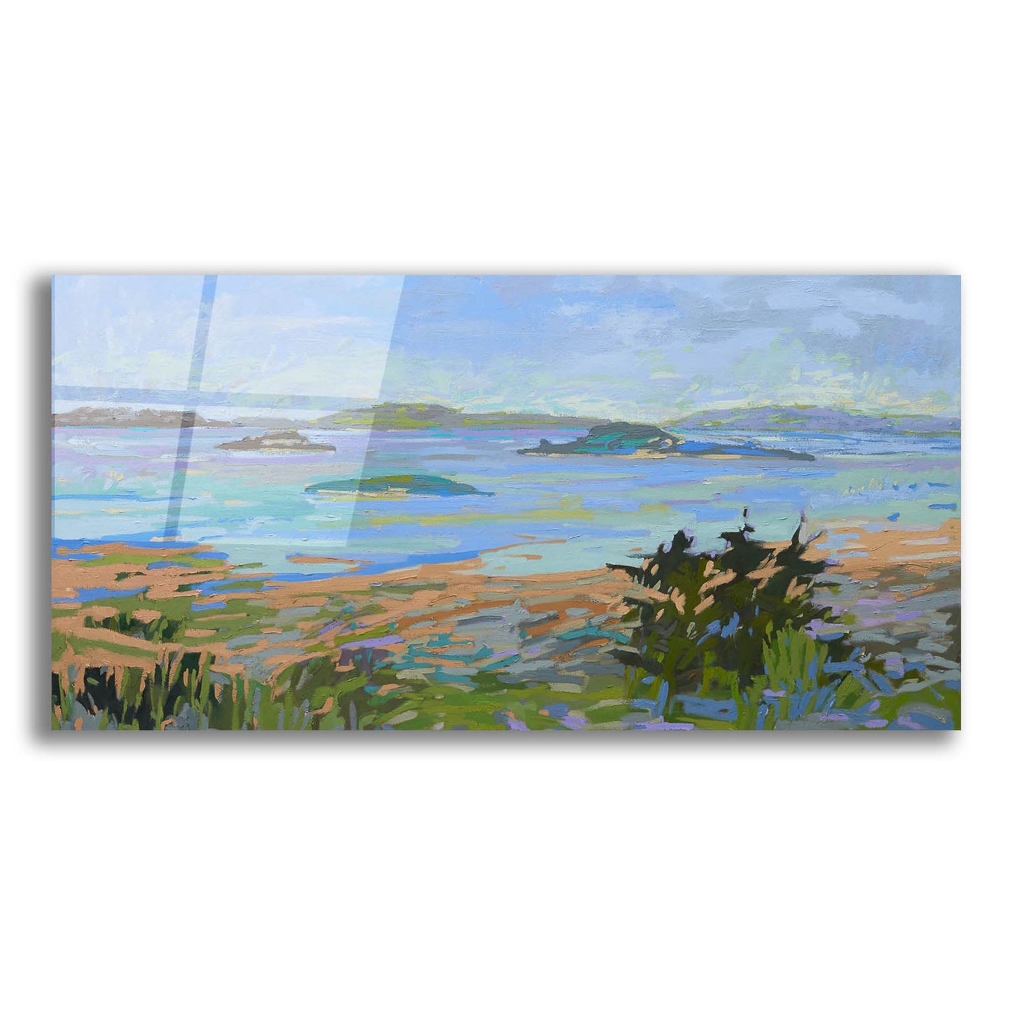 Epic Art ' Islands Off the Mainland' by Jane Schmidt, Acrylic Glass Wall Art