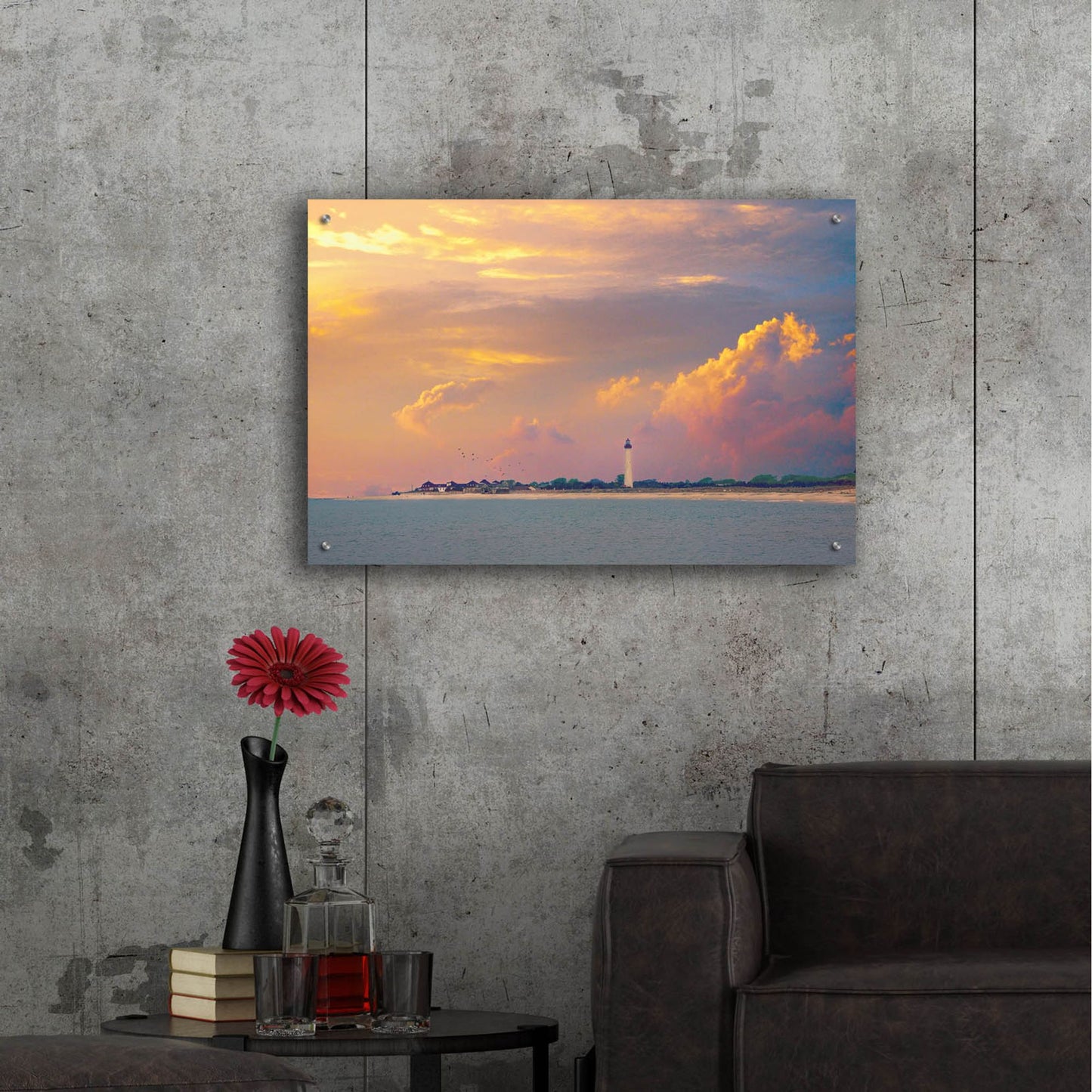 Epic Art ' Cape May, New Jersey' by John Rivera, Acrylic Glass Wall Art,36x24