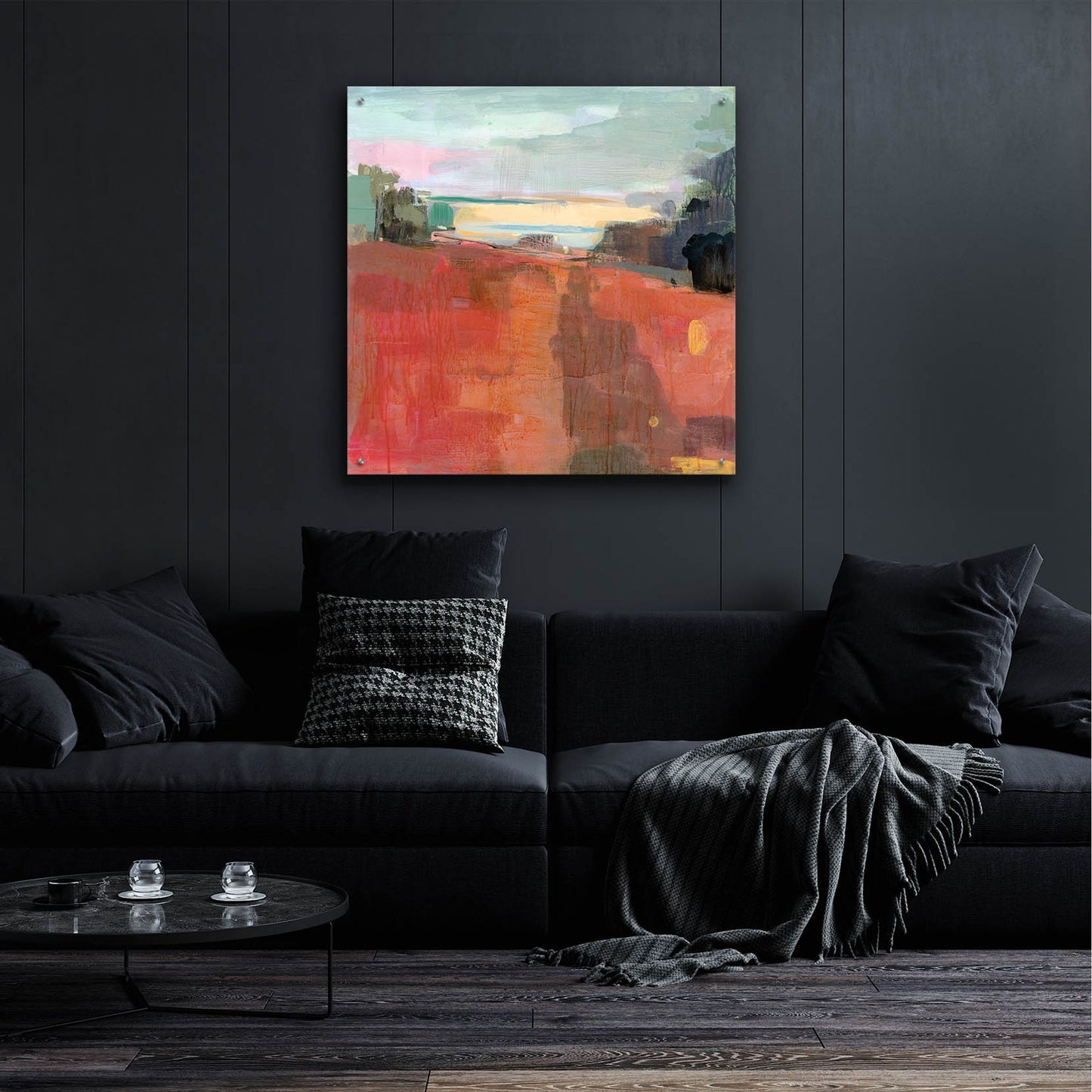 Epic Art ' Path To The River' by Kathleen Robbins, Acrylic Glass Wall Art,36x36