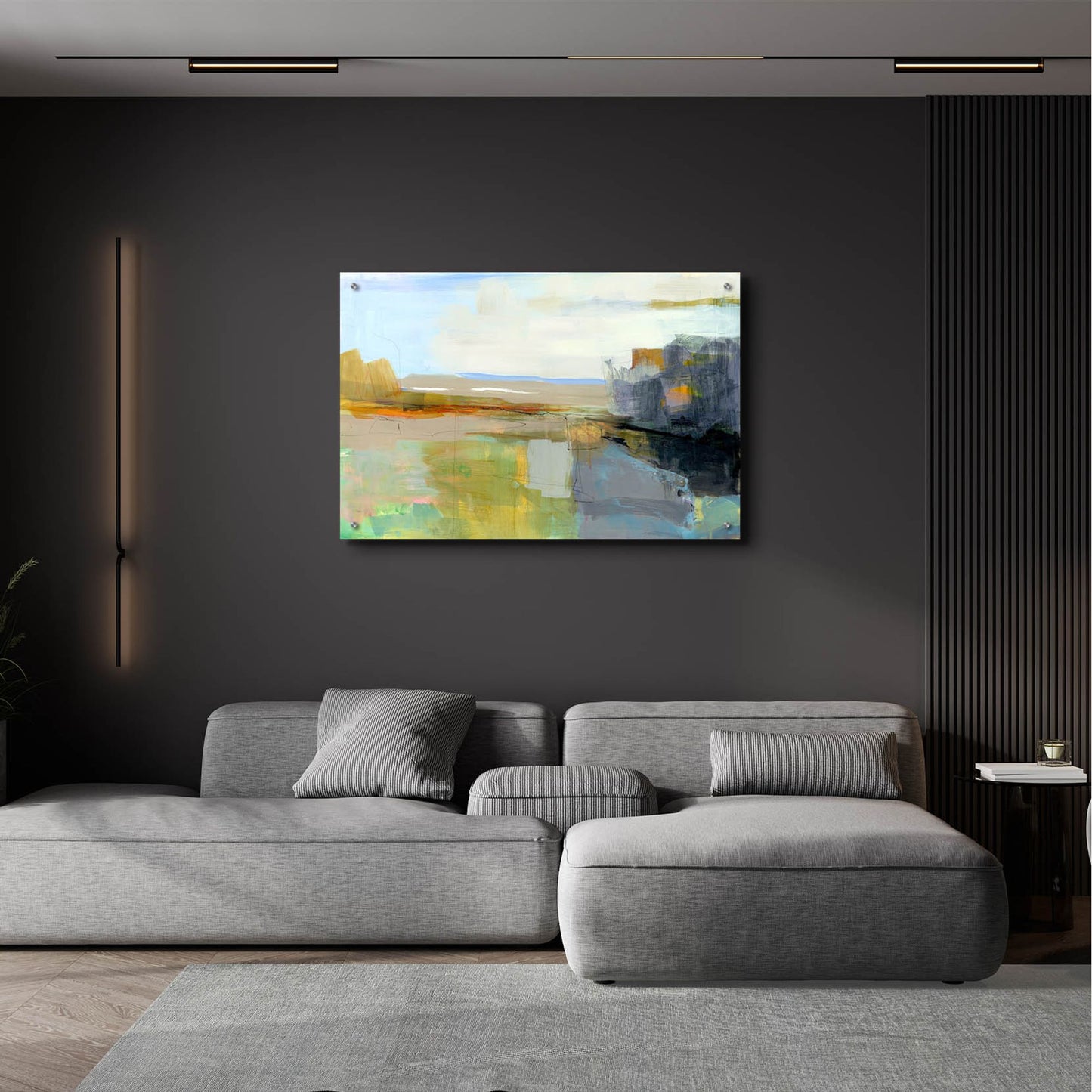 Epic Art ' Summer Vibes' by Kathleen Robbins, Acrylic Glass Wall Art,36x24