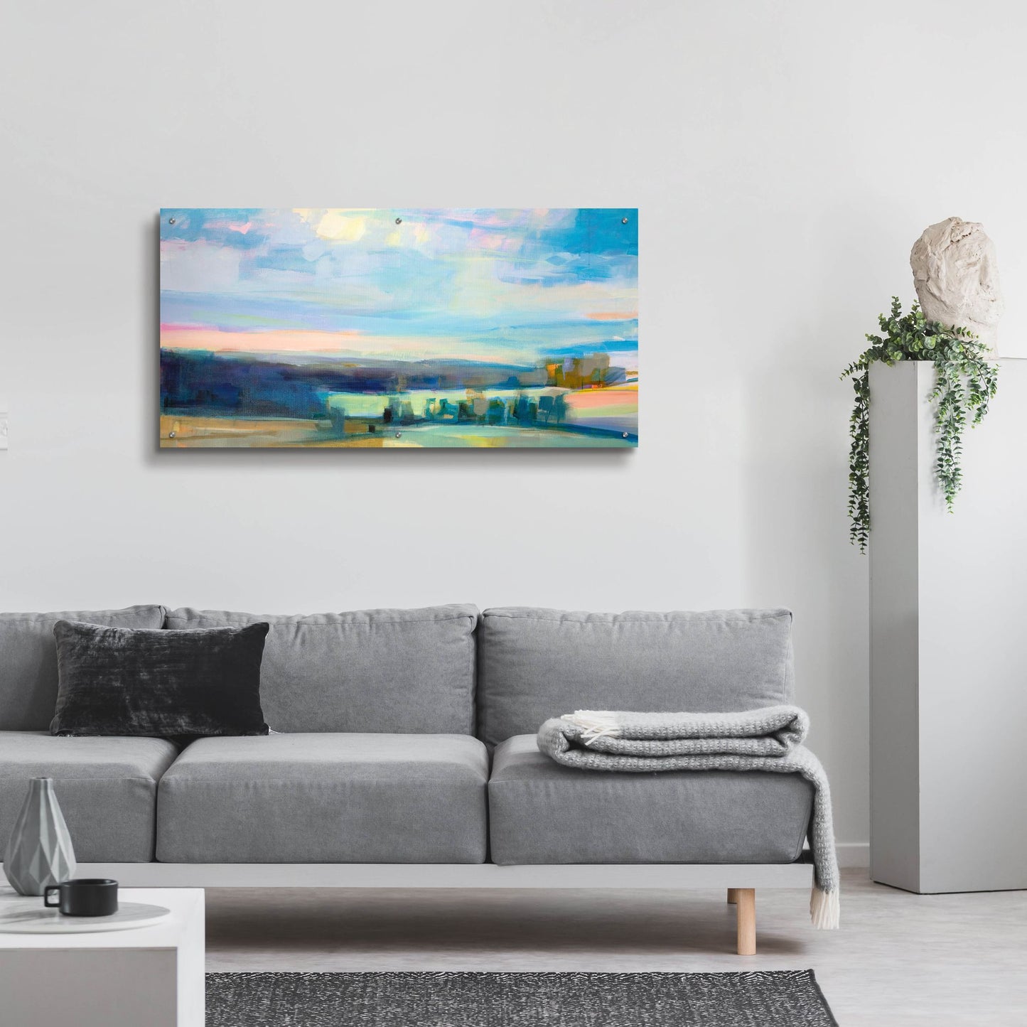 Epic Art ' Scamman Farm 1' by Kathleen Robbins, Acrylic Glass Wall Art,48x24