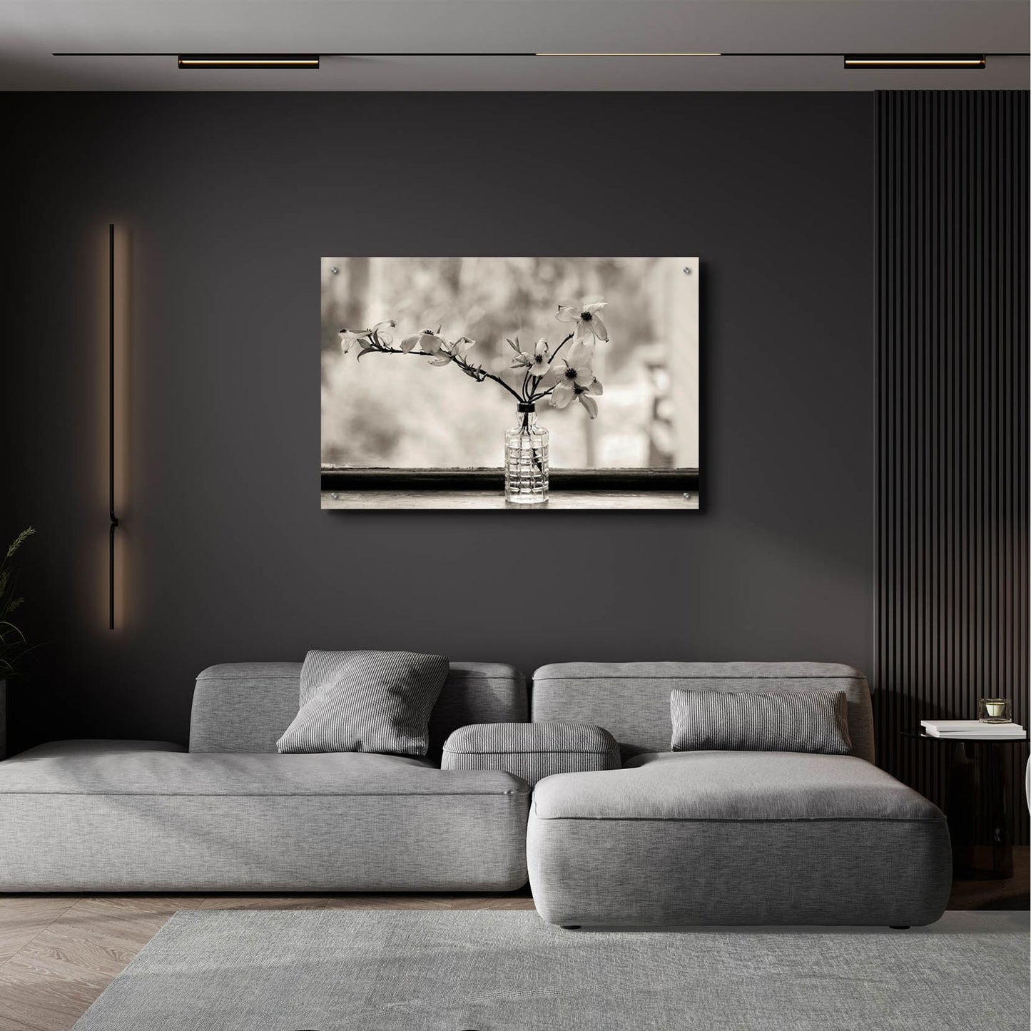 Epic Art ' Wild Dogwood' by Kelly Sinclair, Acrylic Glass Wall Art,36x24