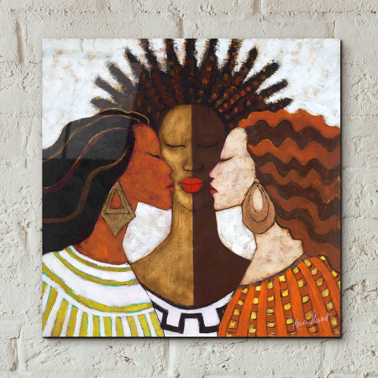 Epic Art ' Every Woman' by Monica Stewart, Acrylic Glass Wall Art,12x12