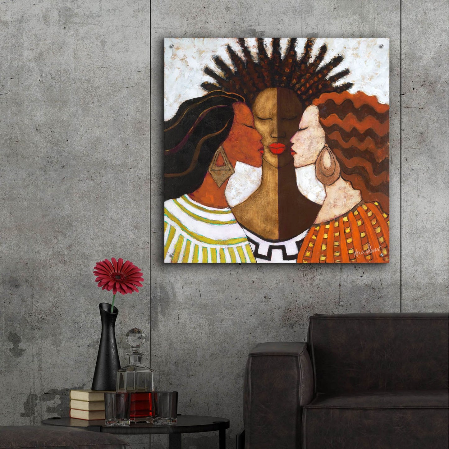 Epic Art ' Every Woman' by Monica Stewart, Acrylic Glass Wall Art,36x36