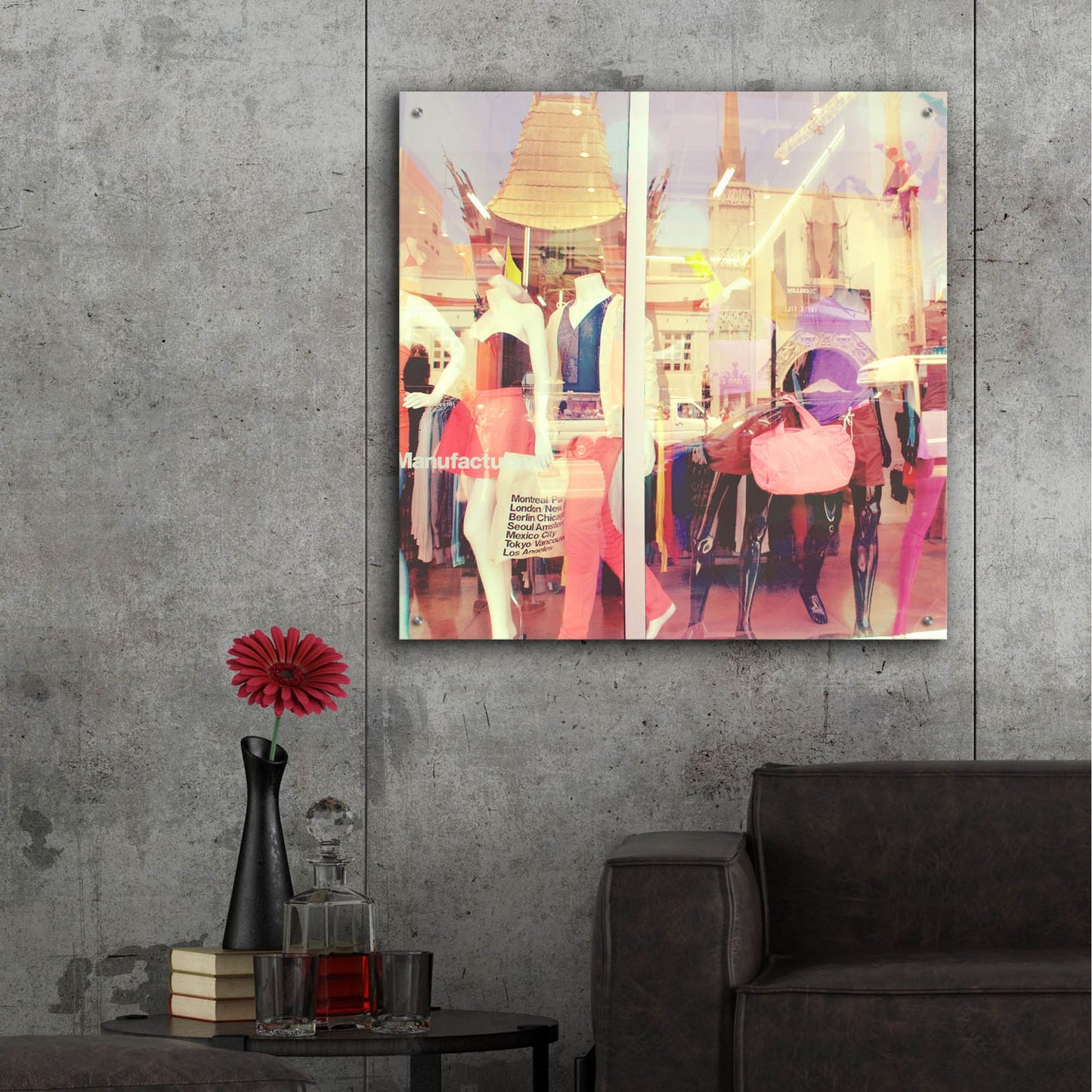 Epic Art ' Fashionista' by Myan Soffia, Acrylic Glass Wall Art,36x36