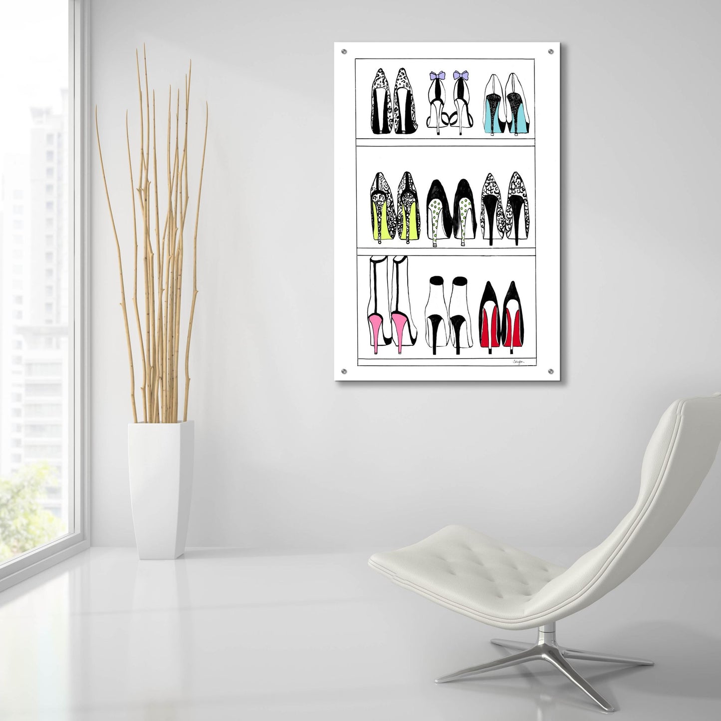 Epic Art ' Closet Perfection' by Schuyler Rideout, Acrylic Glass Wall Art,24x36
