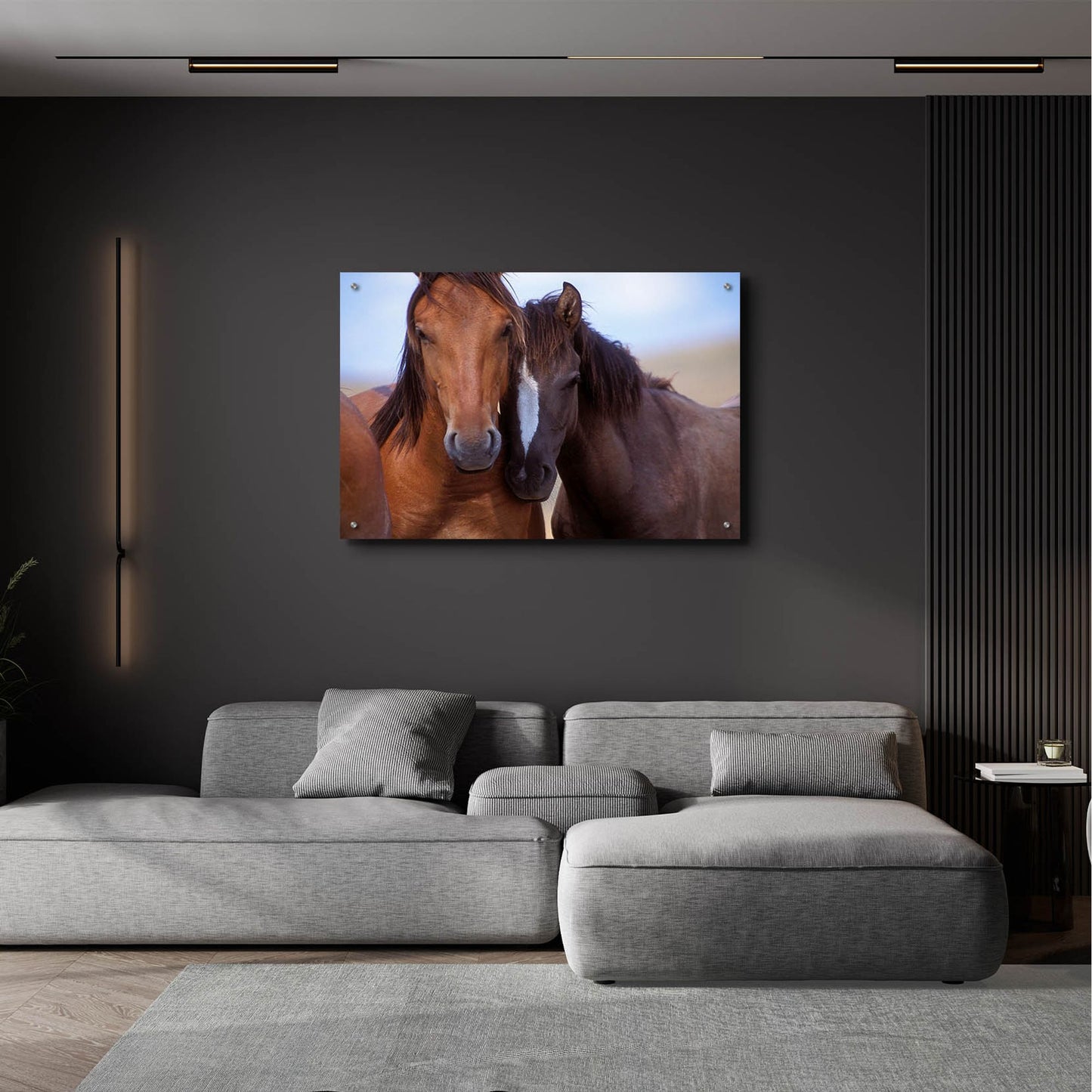 Epic Art ' Lovers' by Tony Stromberg, Acrylic Glass Wall Art,36x24