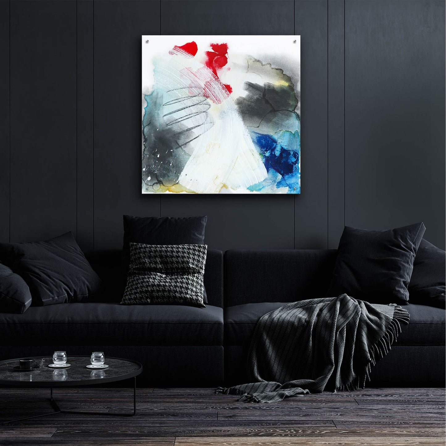 Epic Art ' Windswept' by Valerie Russell, Acrylic Glass Wall Art,36x36