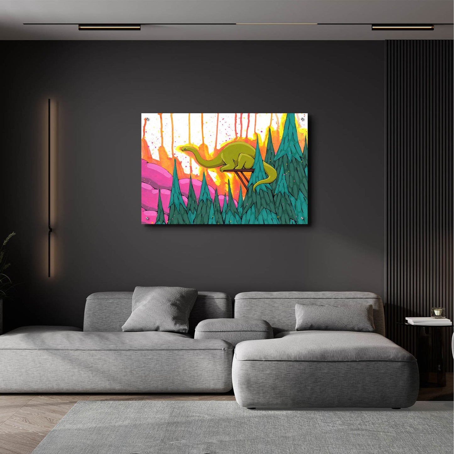 Epic Art 'Overseeing The Range' by Ric Stultz, Acrylic Glass Wall Art,36x24