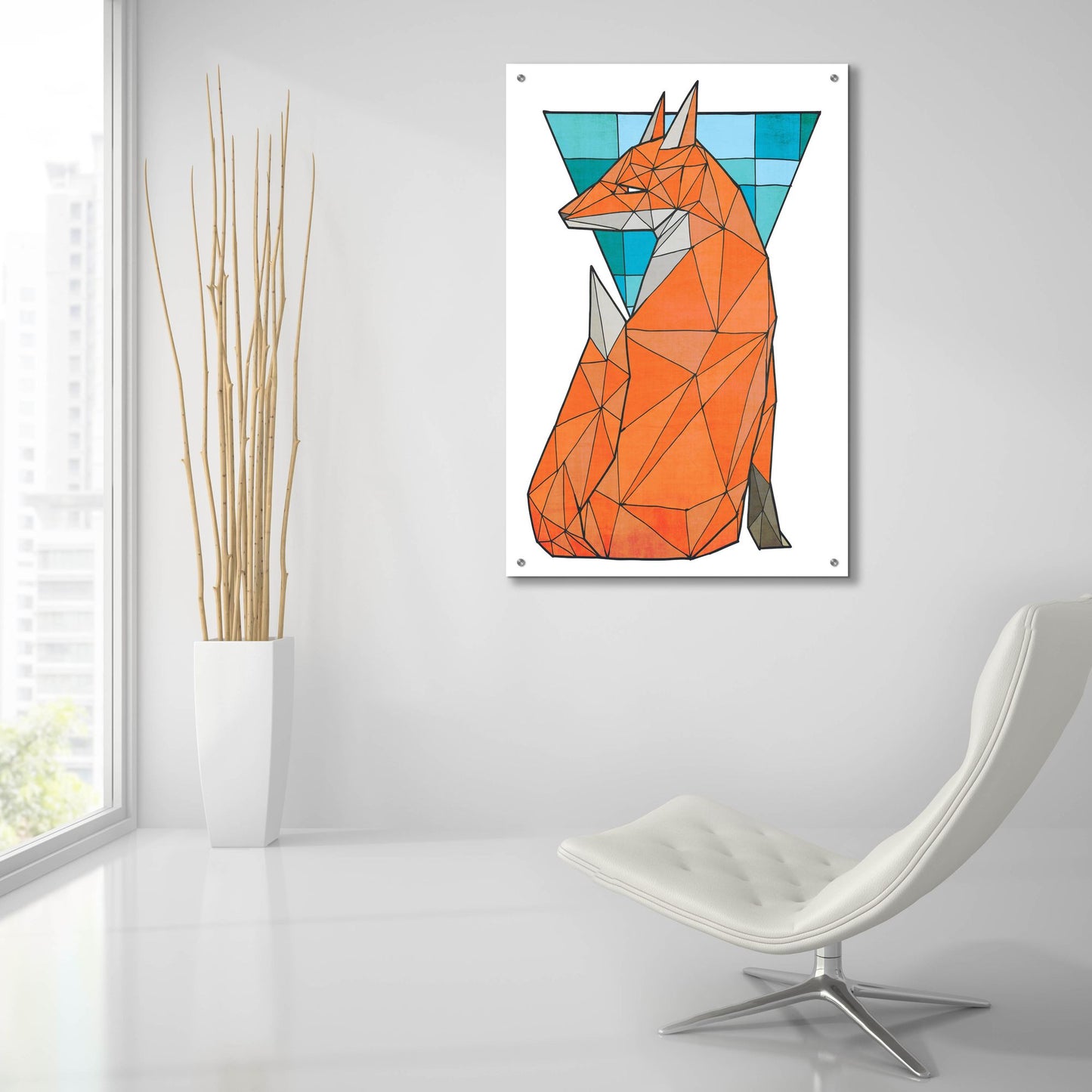 Epic Art 'Red Alert' by Ric Stultz, Acrylic Glass Wall Art,24x36