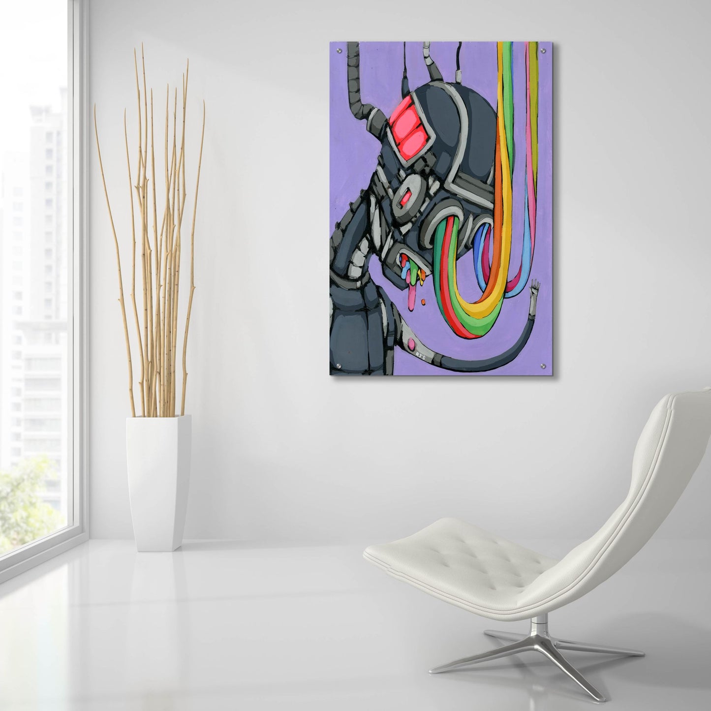 Epic Art 'Oh Hi Hello 1' by Ric Stultz, Acrylic Glass Wall Art,24x36