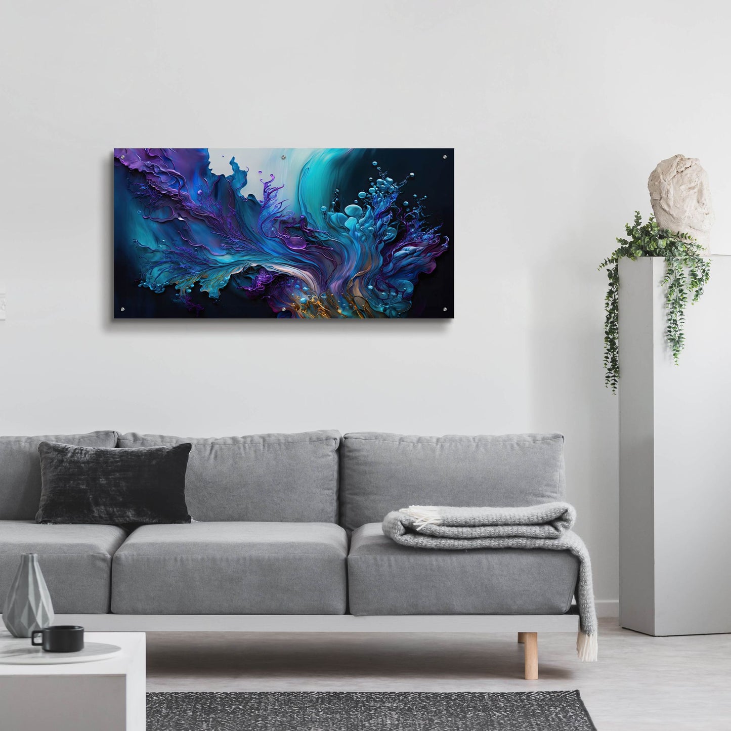 Epic Art 'Enigmatic Elixir' by Cameron Gray, Acrylic Glass Wall Art,48x24