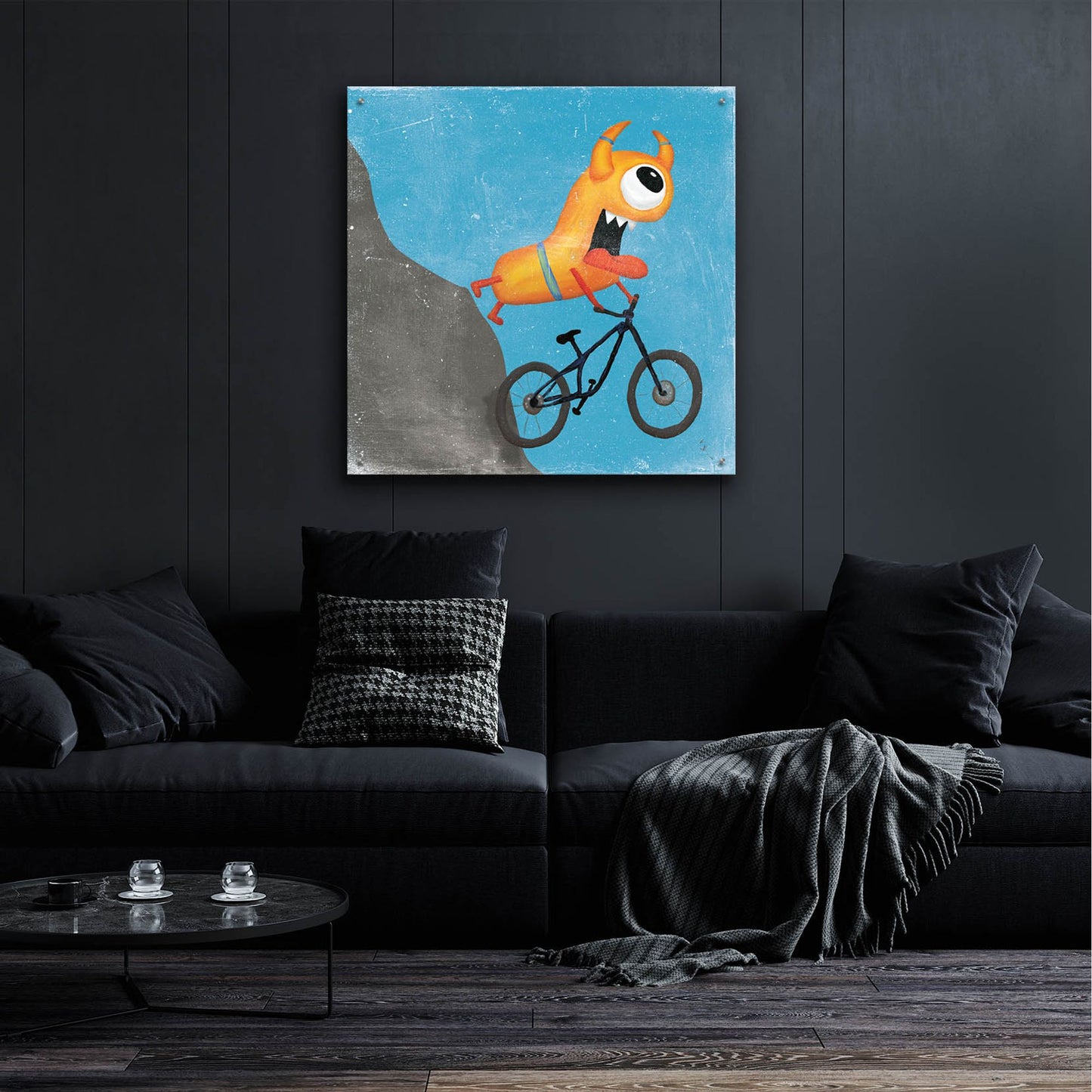 Epic Art 'Xtreme Monsters I' by Sarah Adams, Acrylic Glass Wall Art,36x36