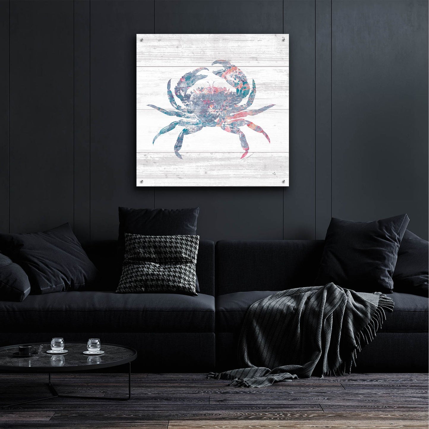 Epic Art 'Ocean Life I' by Sarah Adams, Acrylic Glass Wall Art,36x36