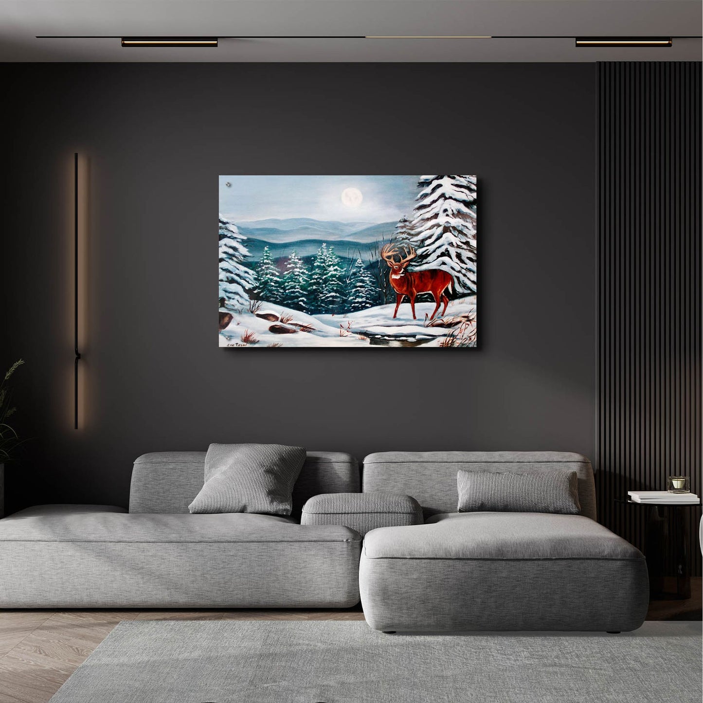Epic Art 'Monarch in Winter' by Arie Reinhardt Taylor, Acrylic Glass Wall Art,36x24