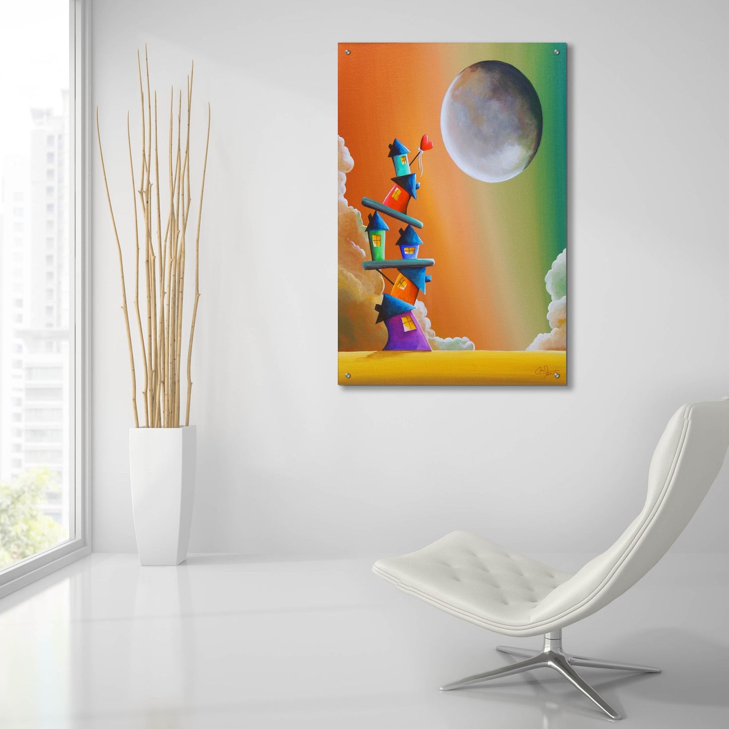 Epic Art 'I Bring You My Love' by Cindy Thornton, Acrylic Glass Wall Art,24x36