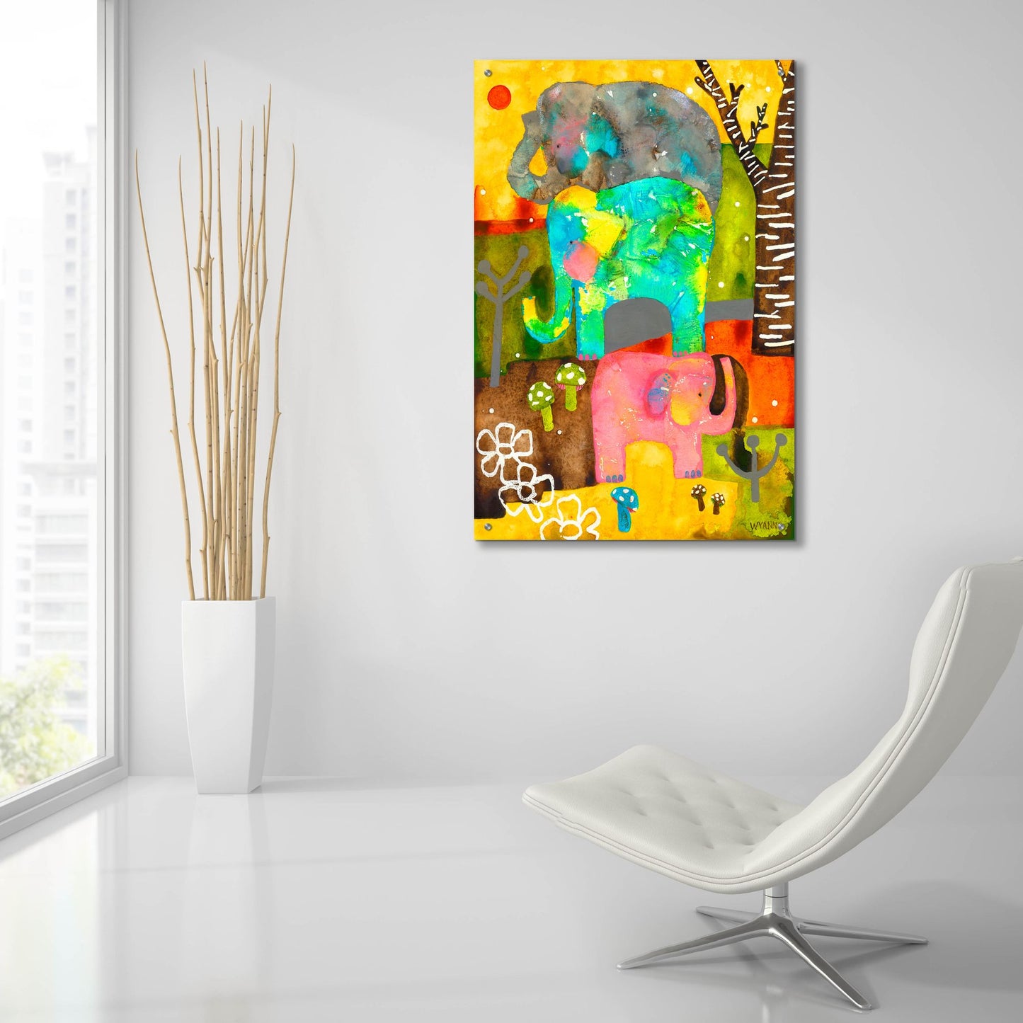 Epic Art 'Go Your Own Way' by Wyanne, Acrylic Glass Wall Art,24x36