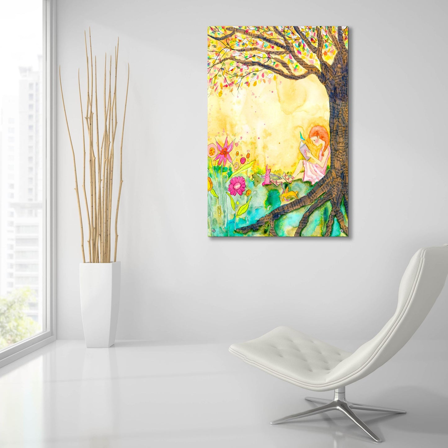 Epic Art 'Book Nook' by Wyanne, Acrylic Glass Wall Art,24x36