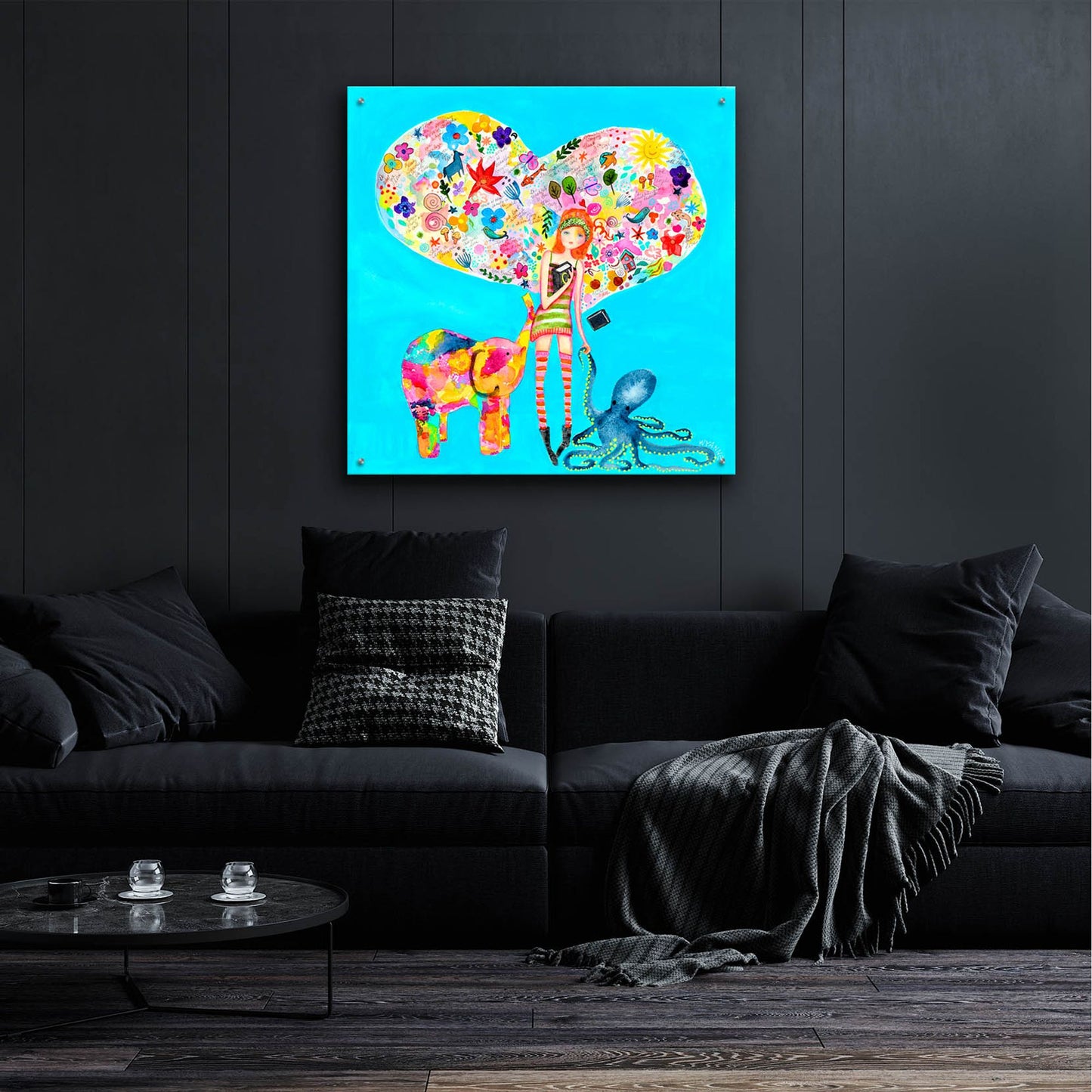 Epic Art 'The Big C's Gifts' by Wyanne, Acrylic Glass Wall Art,36x36