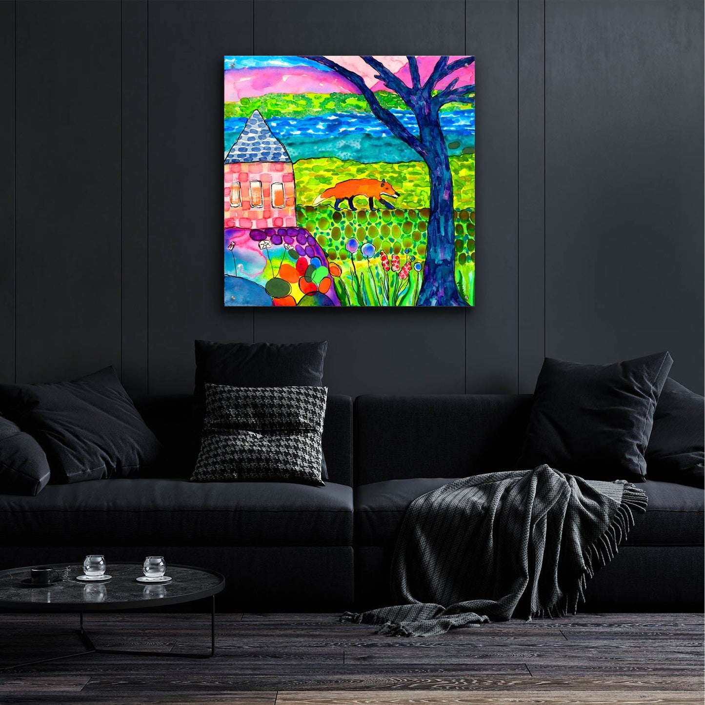 Epic Art 'Unwanted Guest' by Wyanne, Acrylic Glass Wall Art,36x36