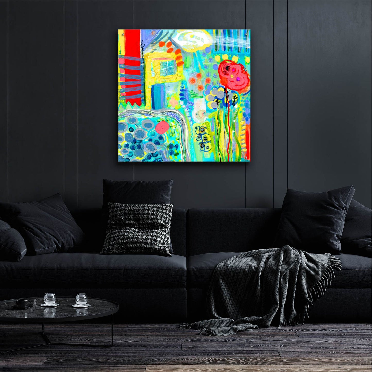Epic Art 'The House on the Hill' by Wyanne, Acrylic Glass Wall Art,36x36