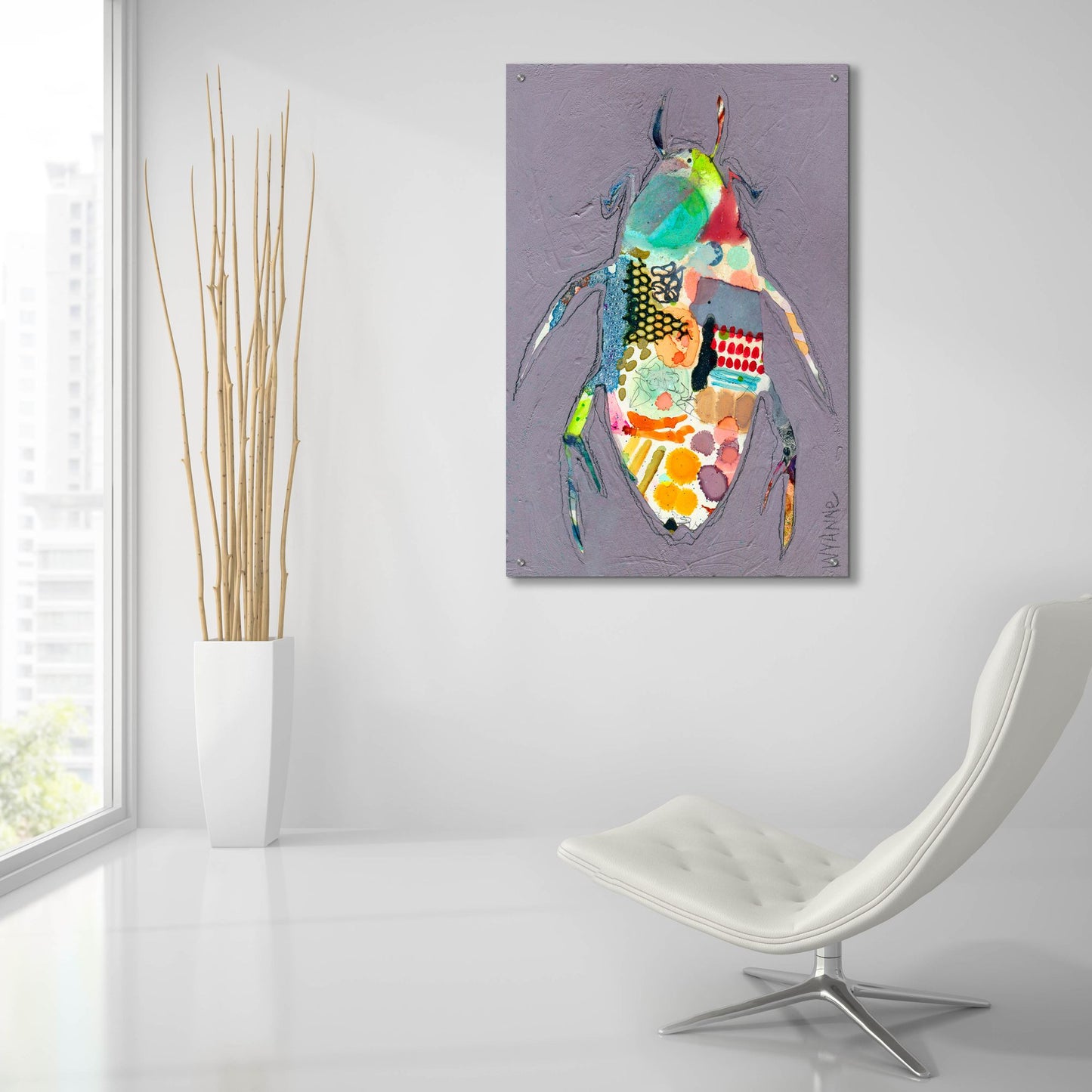 Epic Art 'John' by Wyanne, Acrylic Glass Wall Art,24x36