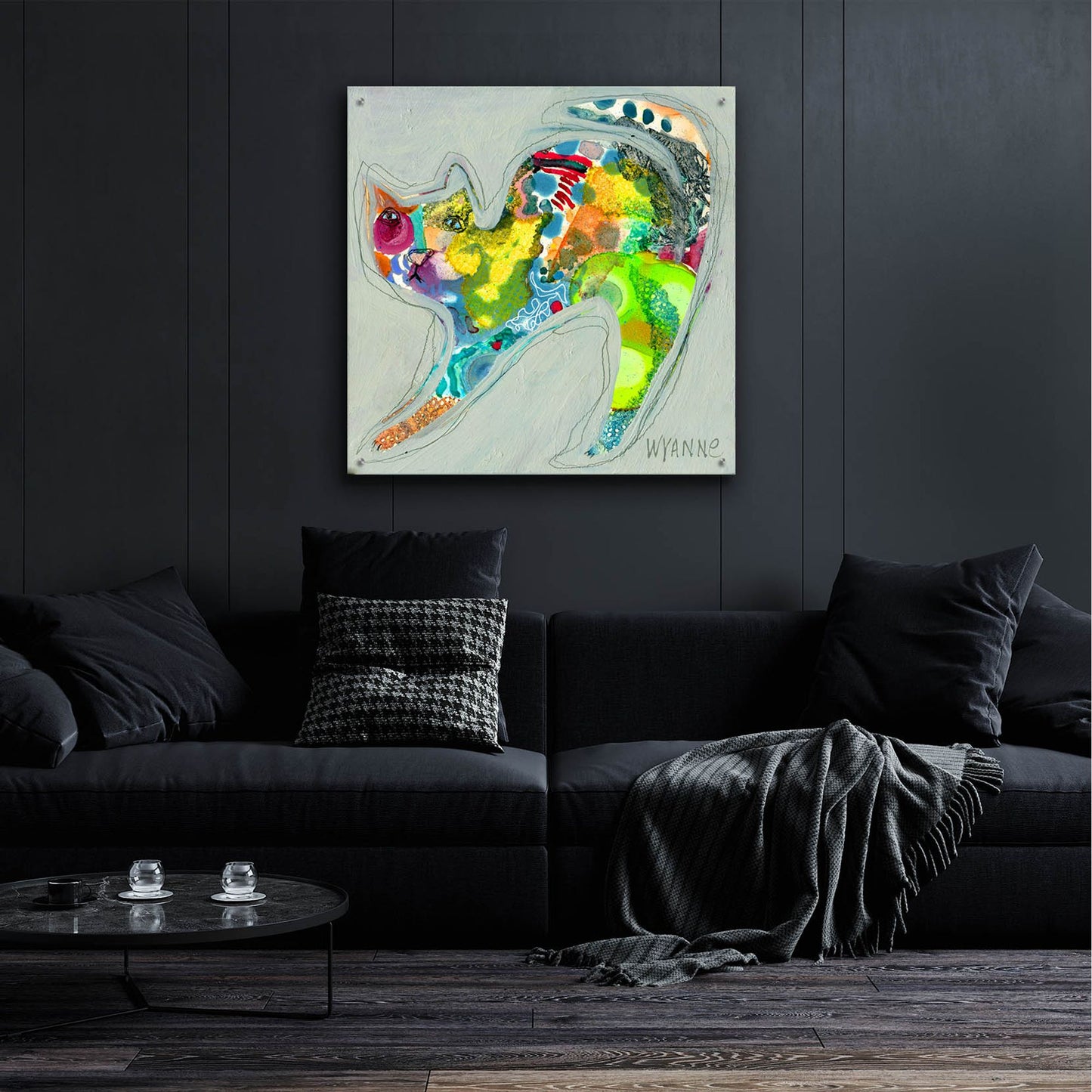 Epic Art 'Not Me' by Wyanne, Acrylic Glass Wall Art,36x36