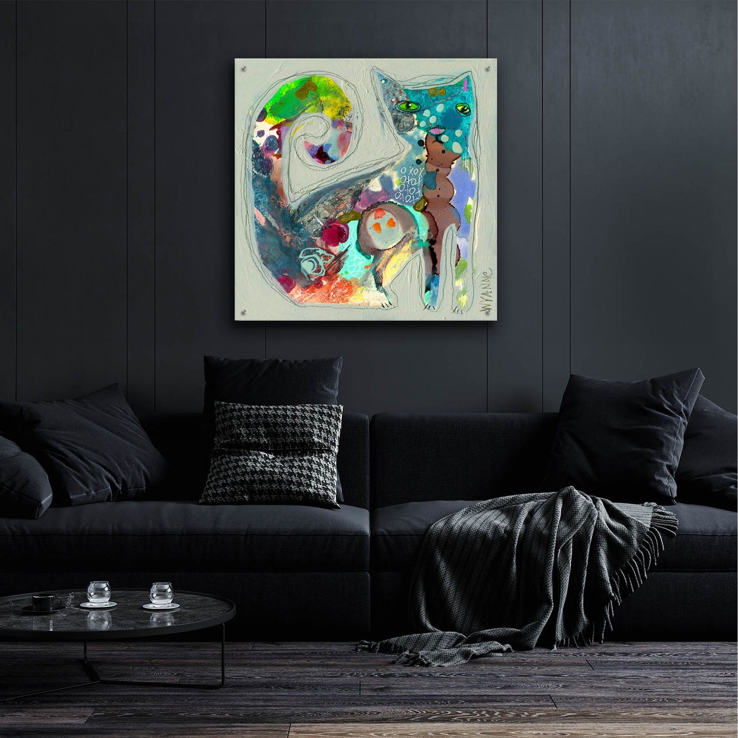 Epic Art 'Tailitude' by Wyanne, Acrylic Glass Wall Art,36x36