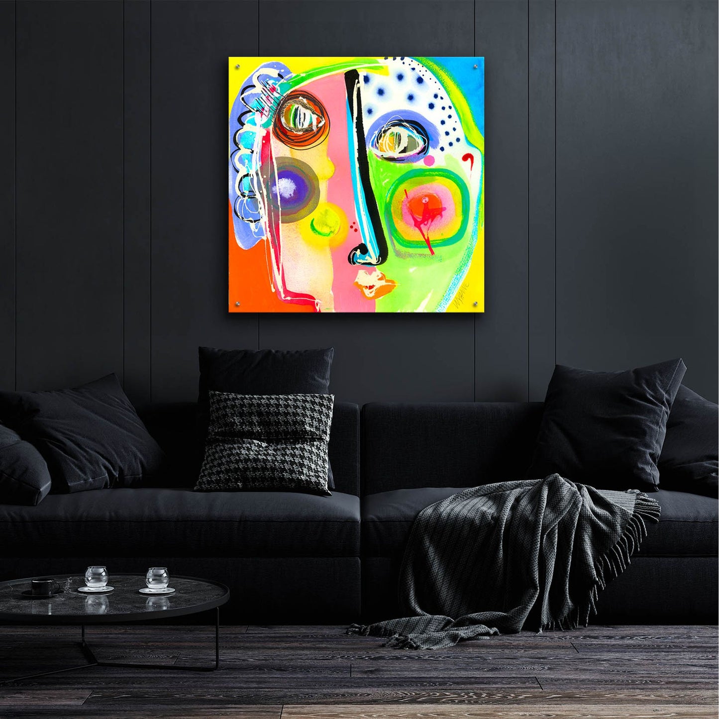 Epic Art 'Think Too Much' by Wyanne, Acrylic Glass Wall Art,36x36