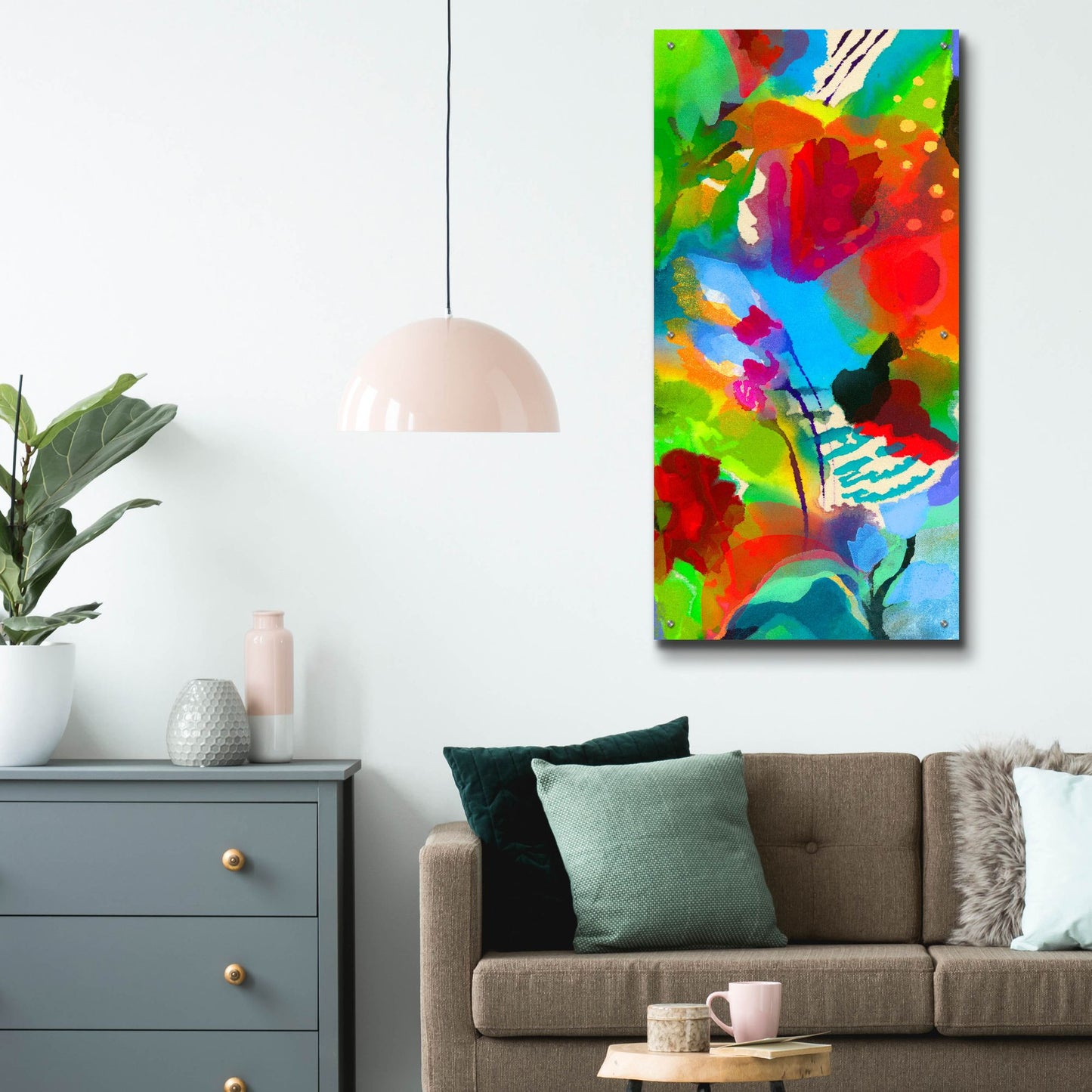 Epic Art 'Friends Remembered' by Wyanne, Acrylic Glass Wall Art,24x48