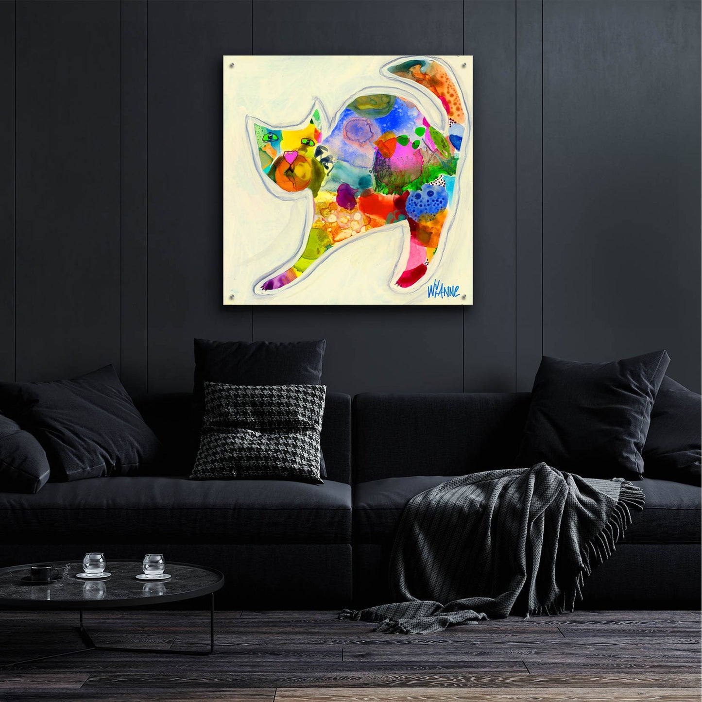 Epic Art 'Who Me' by Wyanne, Acrylic Glass Wall Art,36x36