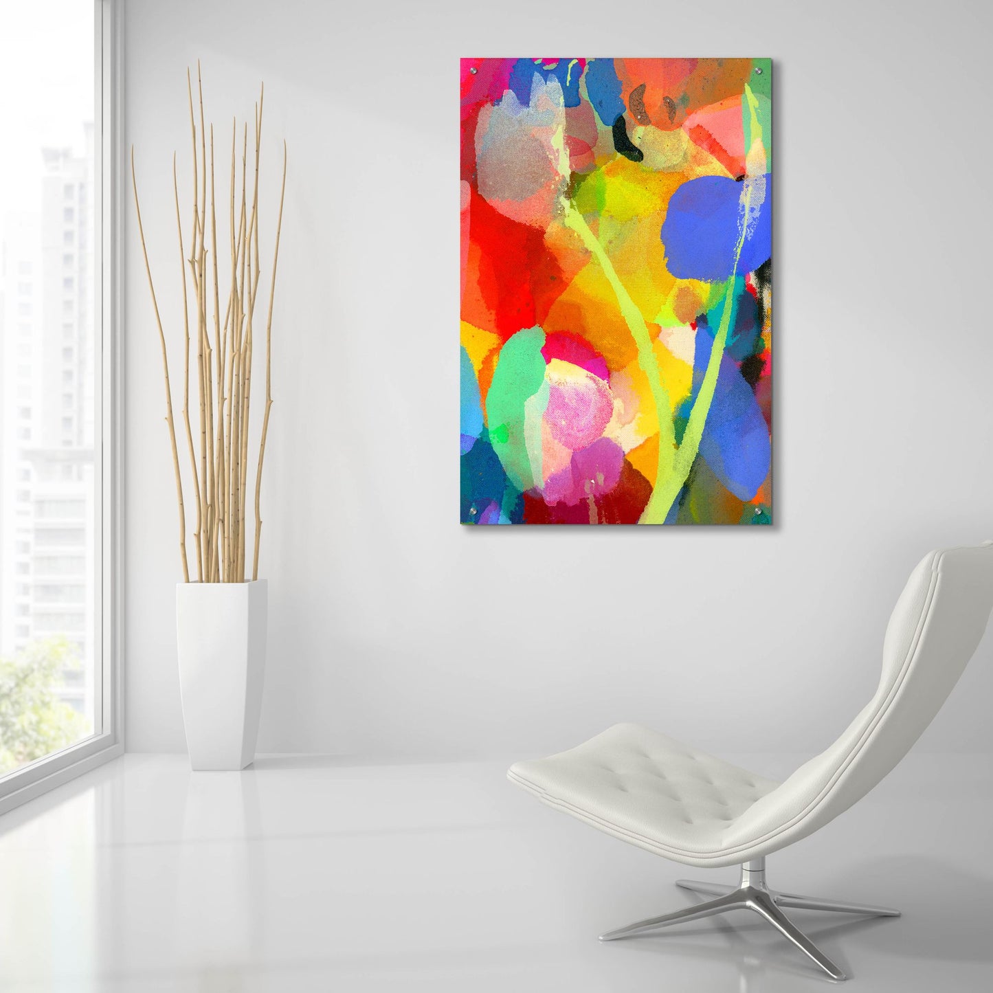 Epic Art 'Flora' by Wyanne, Acrylic Glass Wall Art,24x36