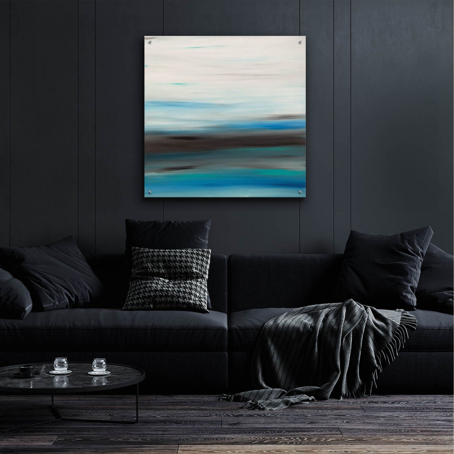 Epic Art 'Sunset 6' by Hilary Winfield, Acrylic Glass Wall Art,36x36