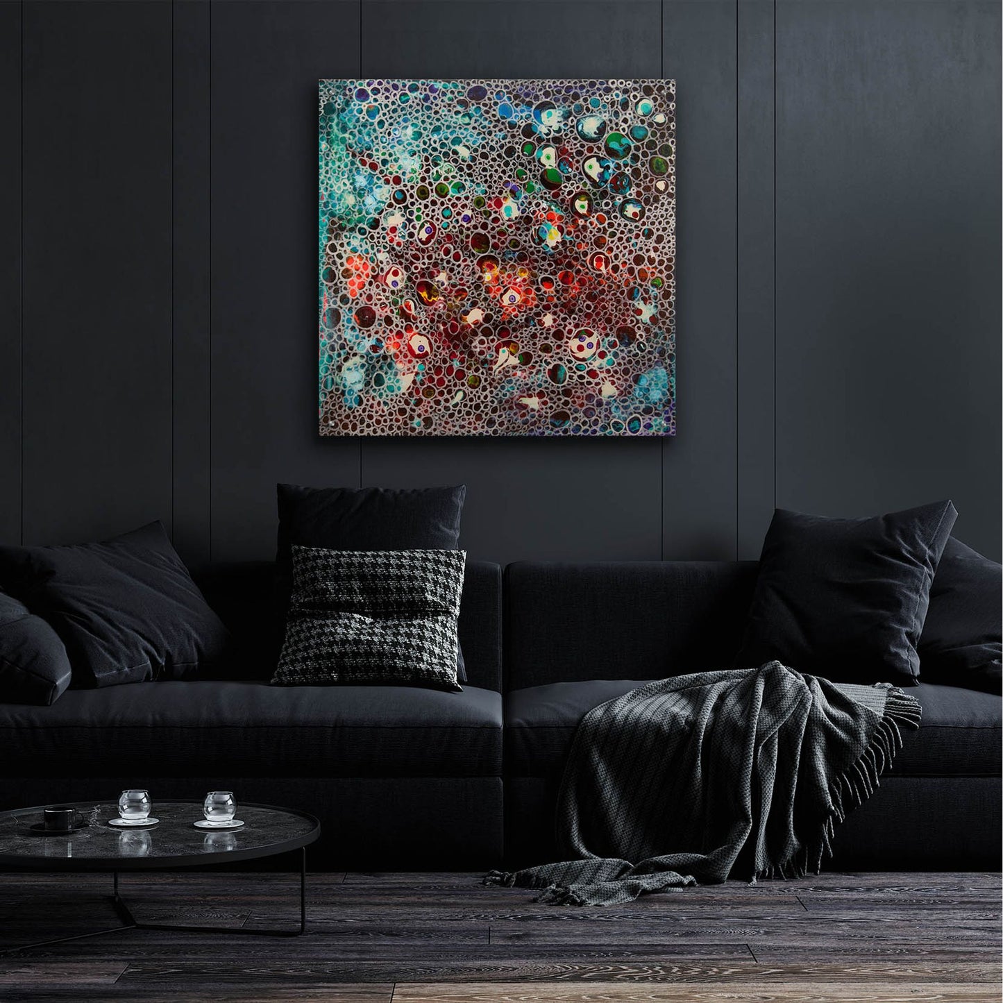 Epic Art 'Dimension 1' by Hilary Winfield, Acrylic Glass Wall Art,36x36